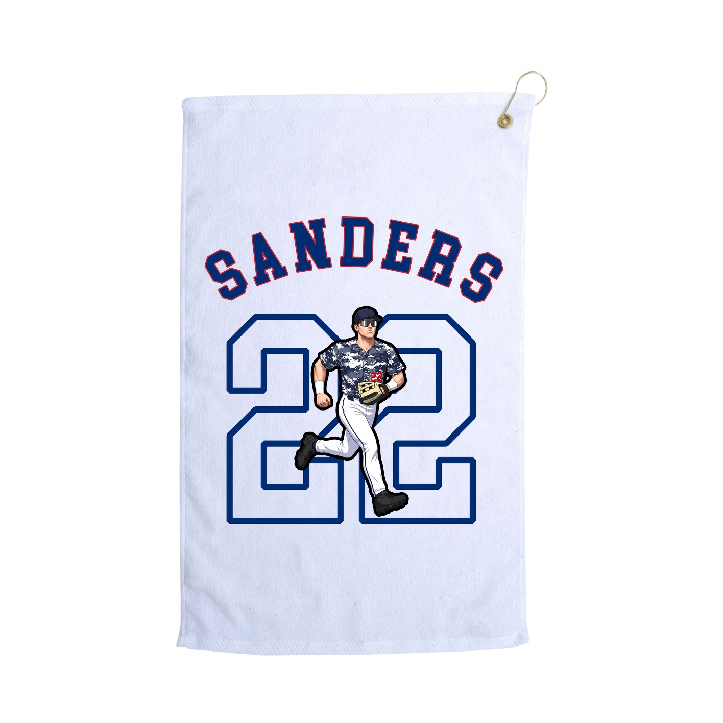 Golf Towel — Shirsey Arch in White