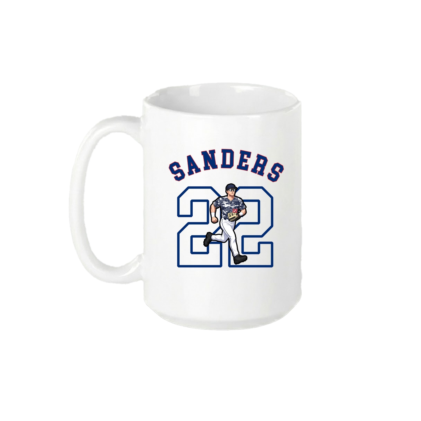 15oz Coffee Mug — Shirsey Arch in White