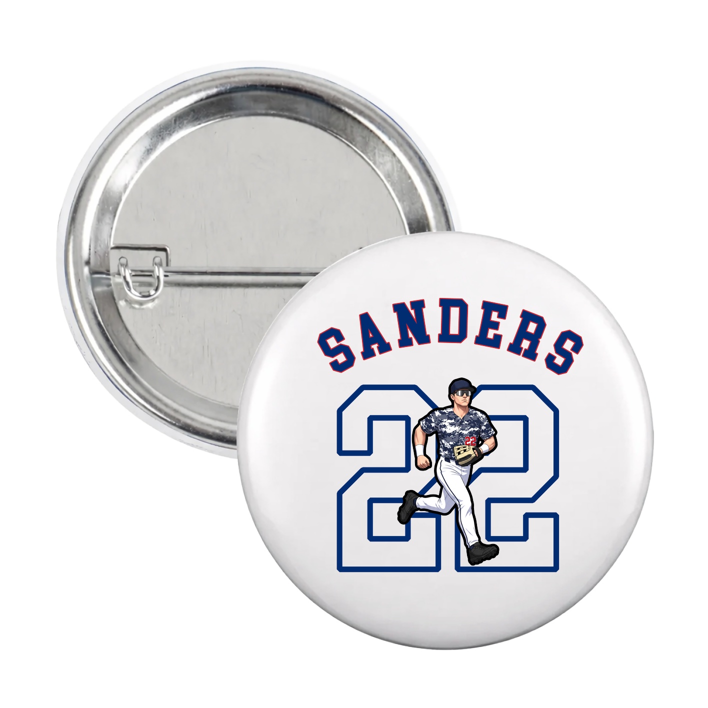 Game Day Button — Shirsey Arch in White