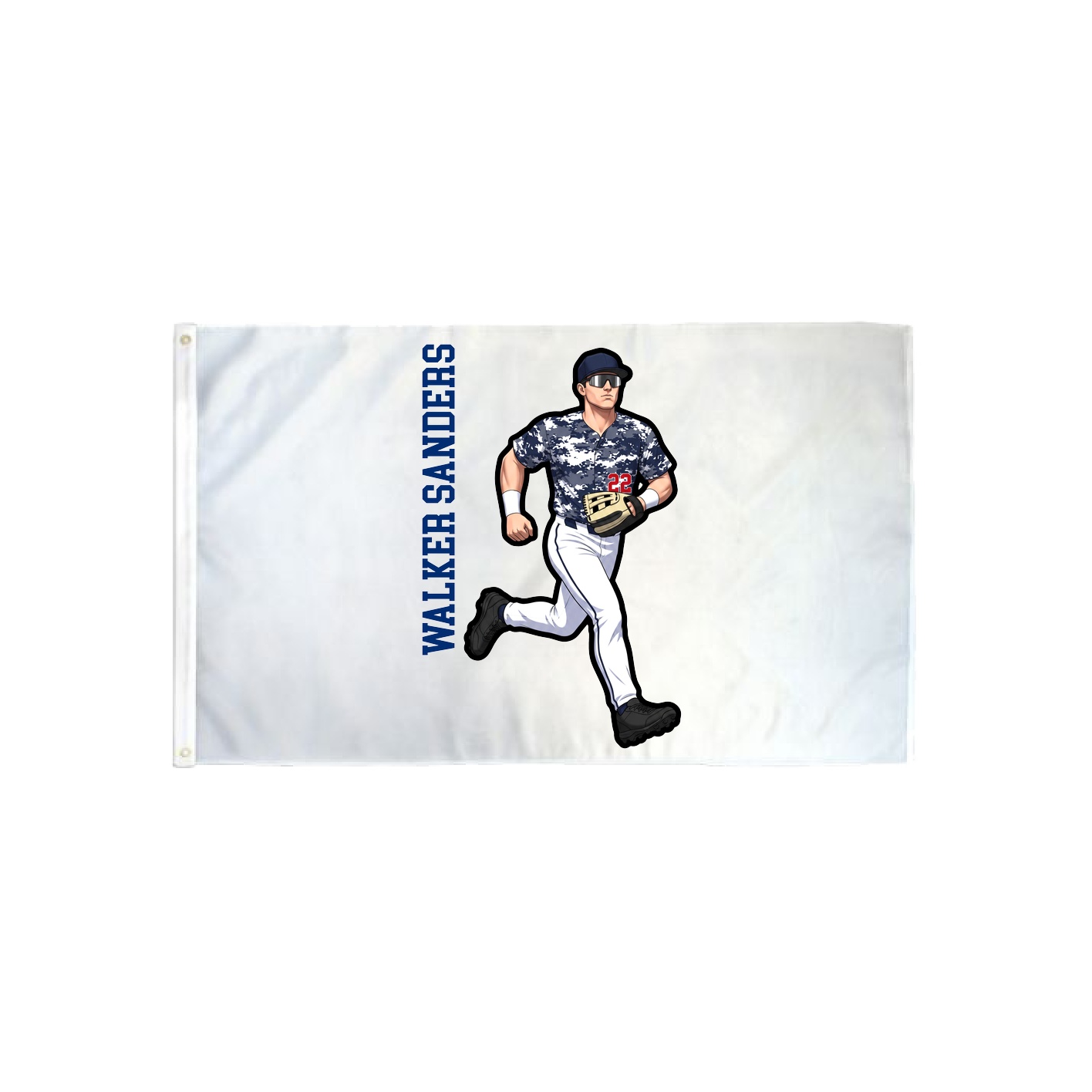 3x5 Flag — Name Vertical in Classic