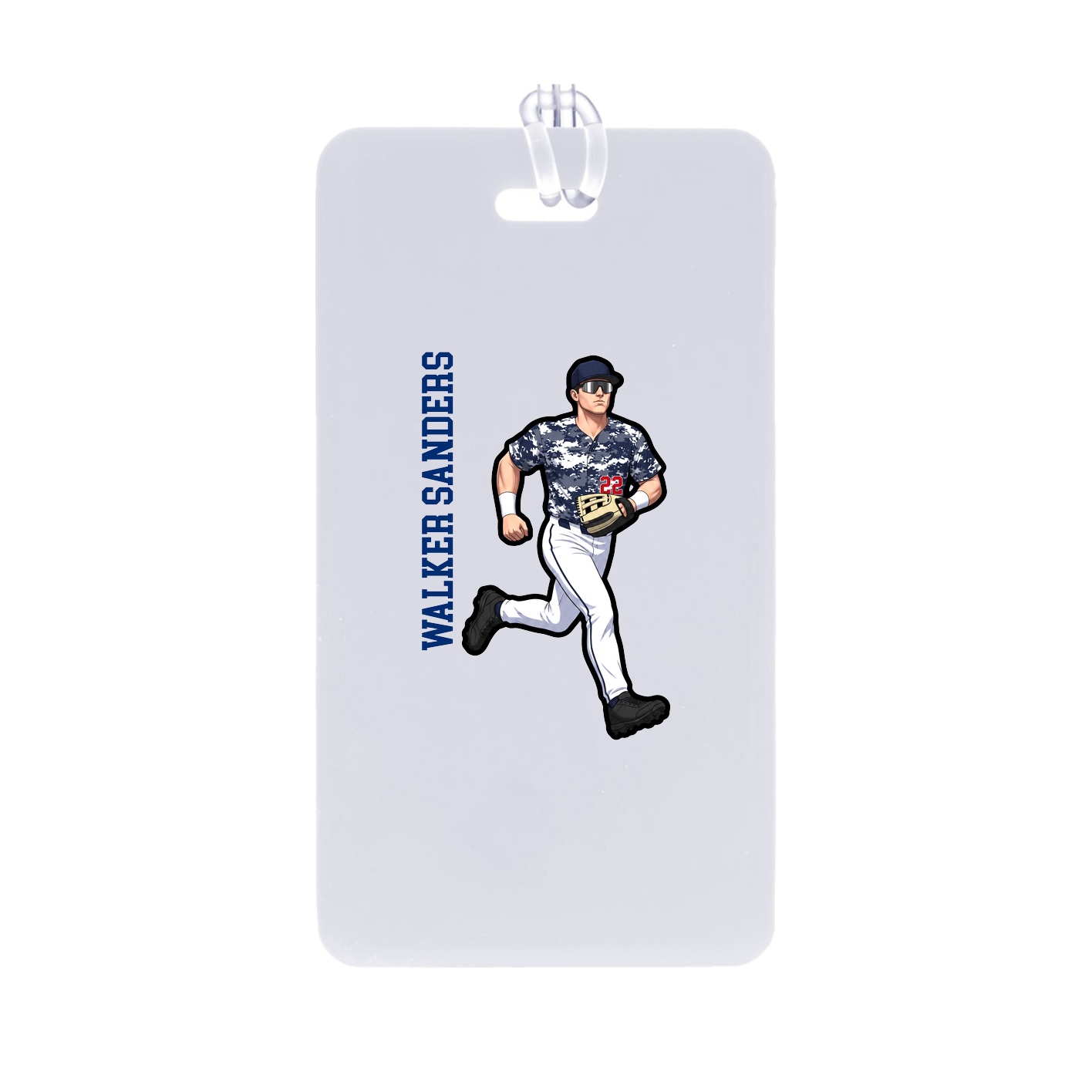 Bag Tag — Name Vertical in Classic