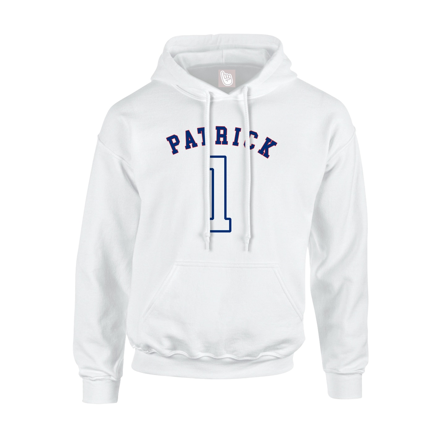 Youth Hoodie — Shirsey Arch in White