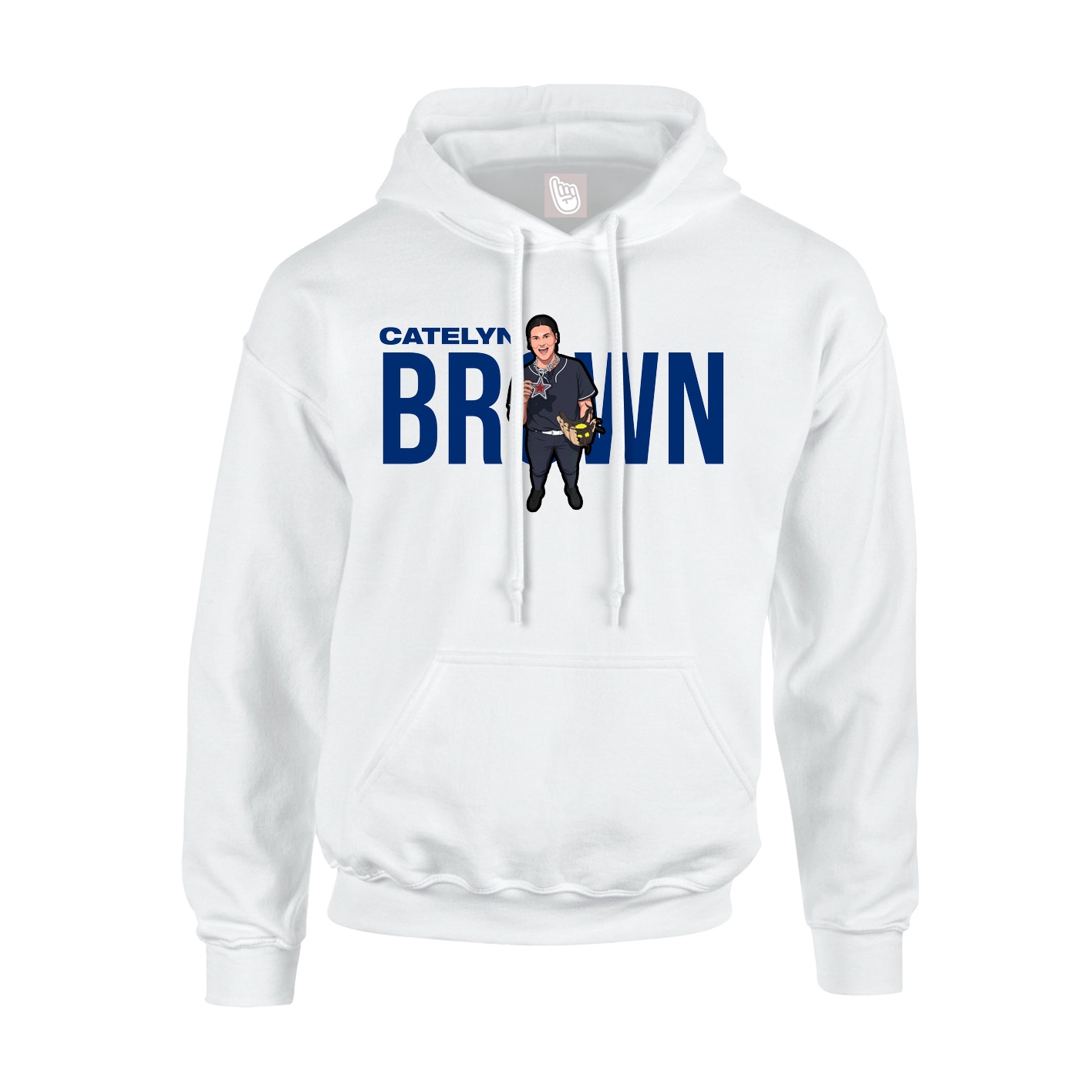 Hoodie — Player Name in White