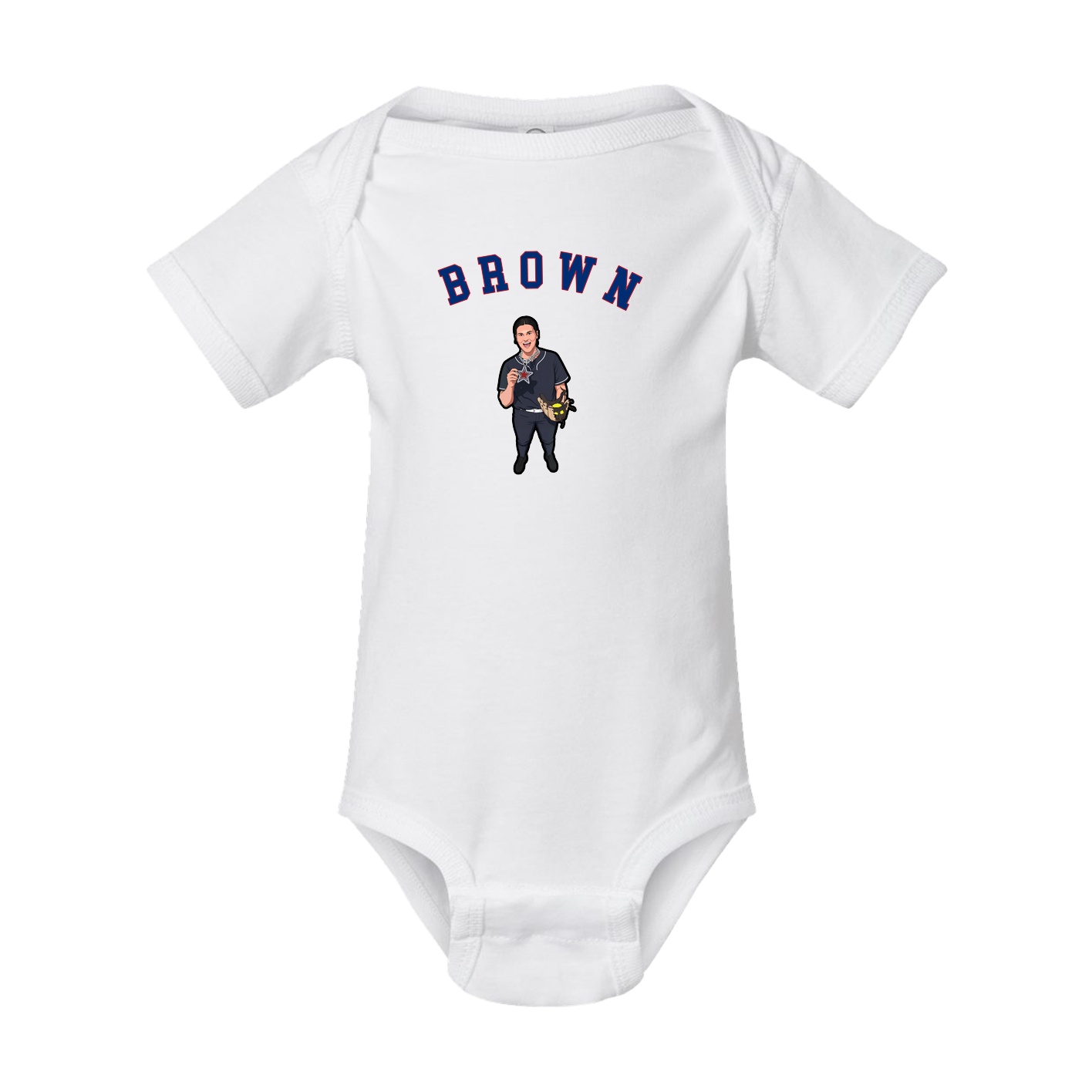 Baby Onesie — Shirsey Arch in White