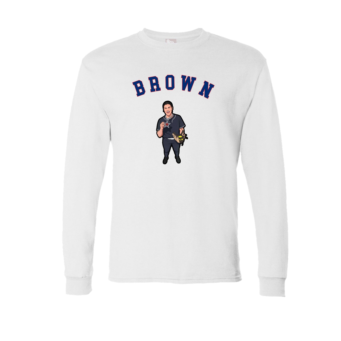 Long Sleeve Tee — Shirsey Arch in White