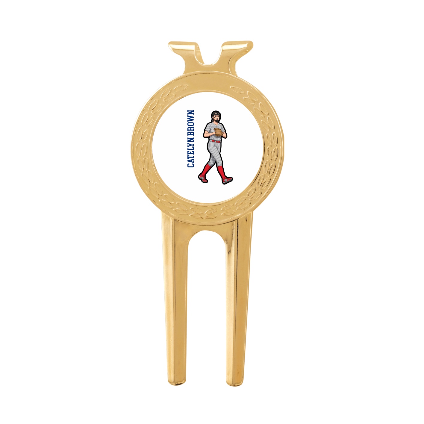 Divot Tool with Ball Marker — Name Vertical in Classic