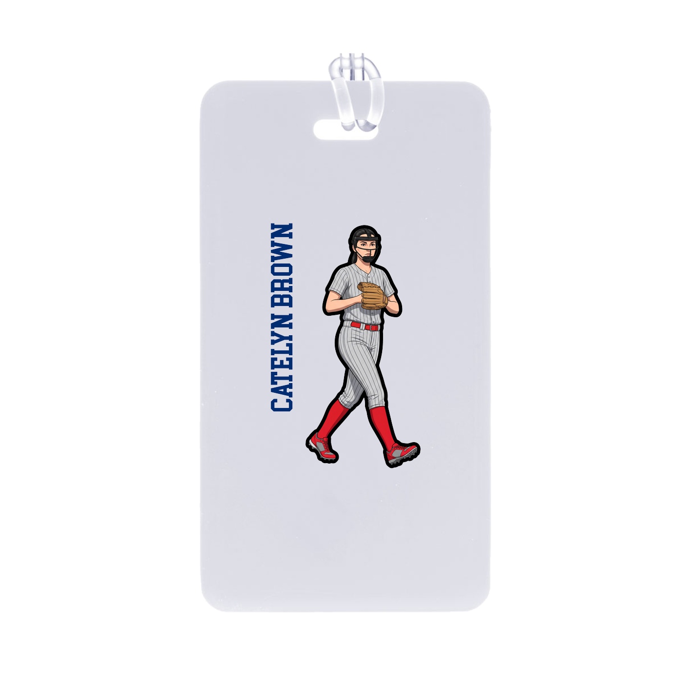 Bag Tag — Name Vertical in Classic