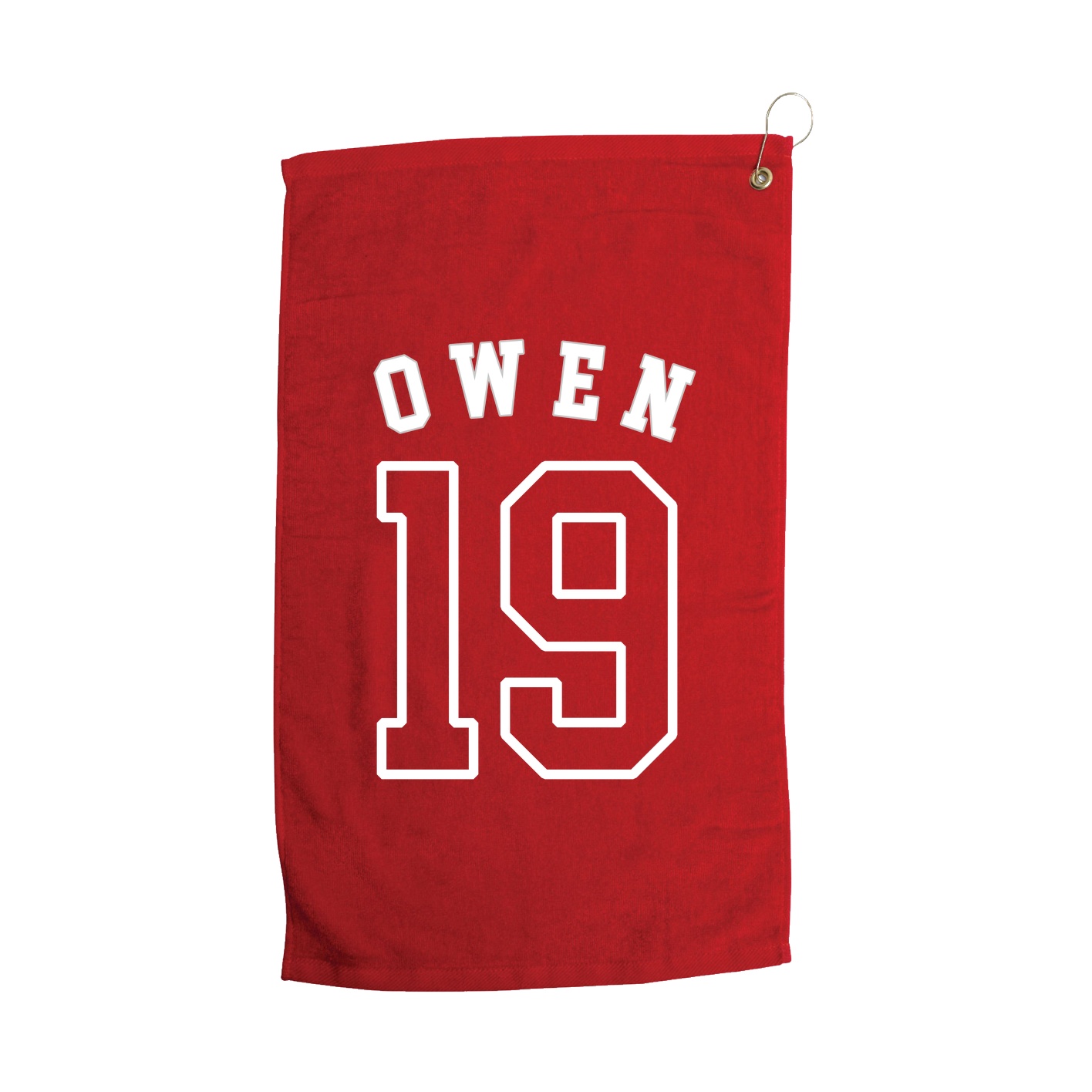 Golf Towel — Shirsey Arch in Red