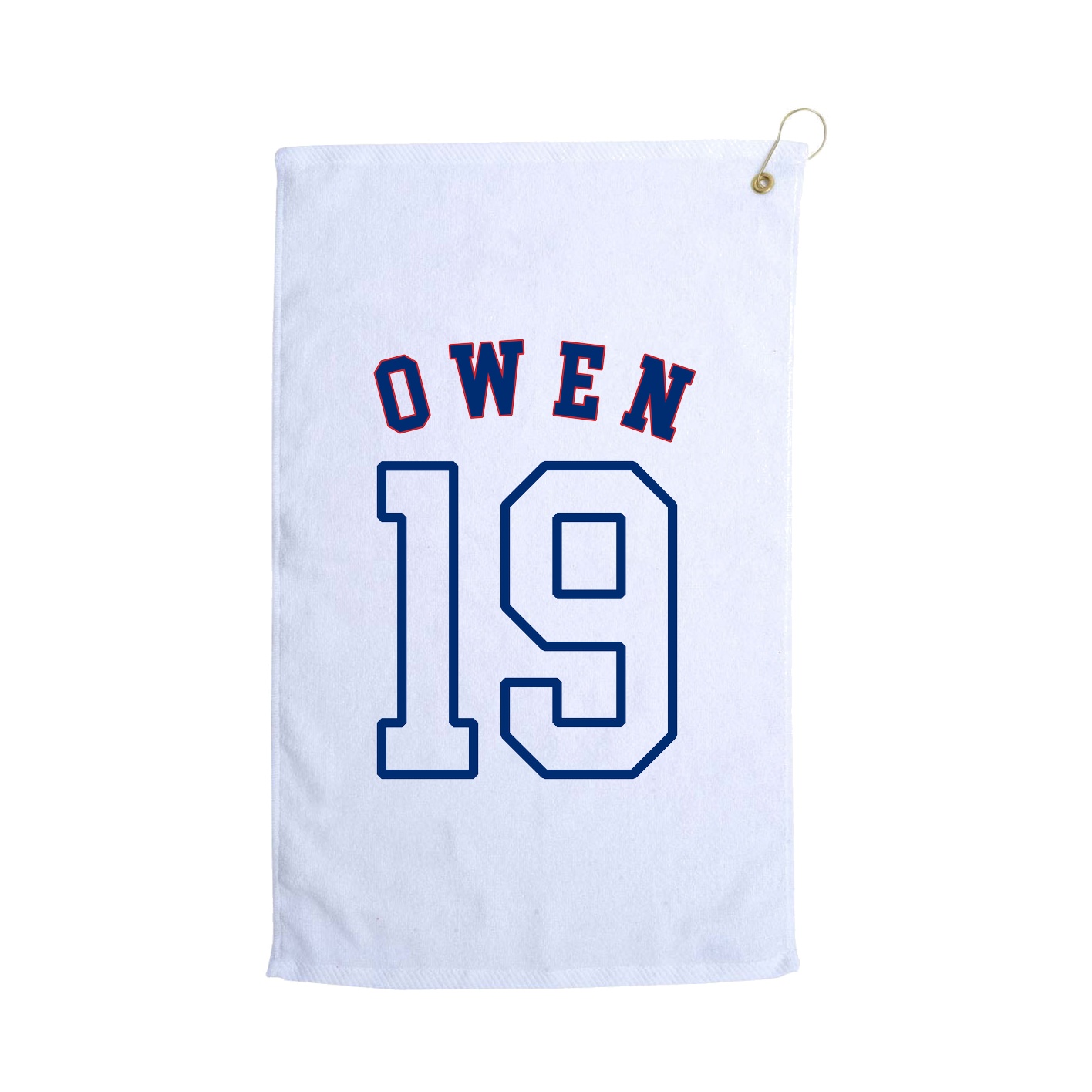 Golf Towel — Shirsey Arch in White