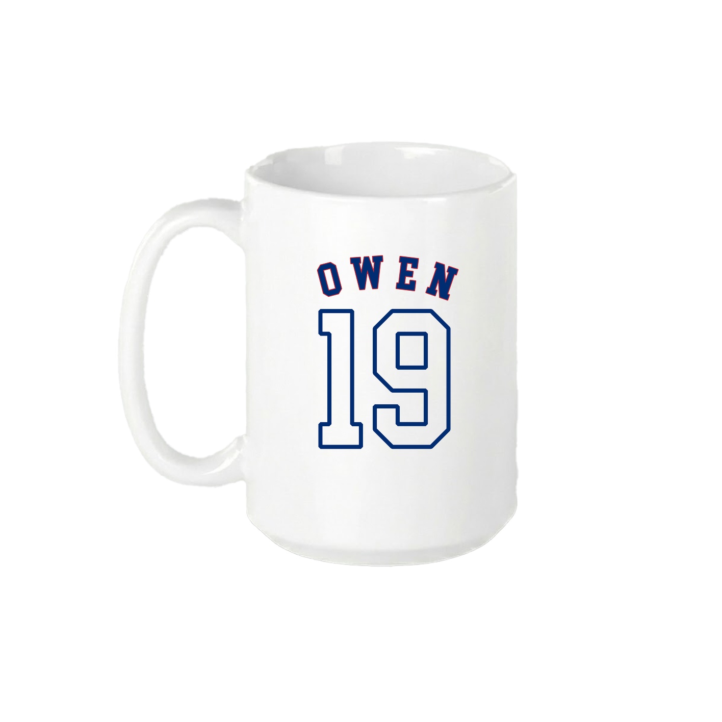 15oz Coffee Mug — Shirsey Arch in White