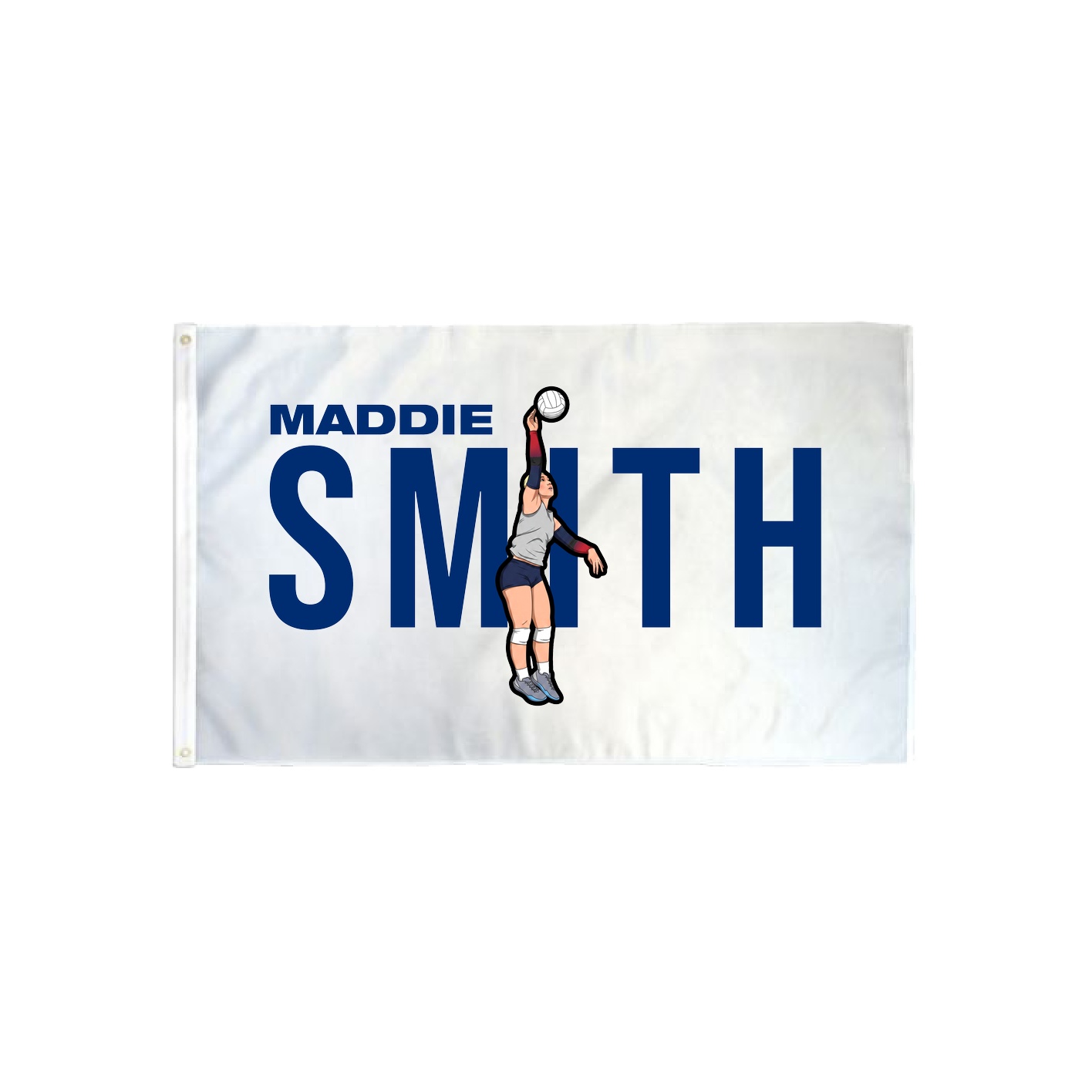 3x5 Flag — Player Name in Classic