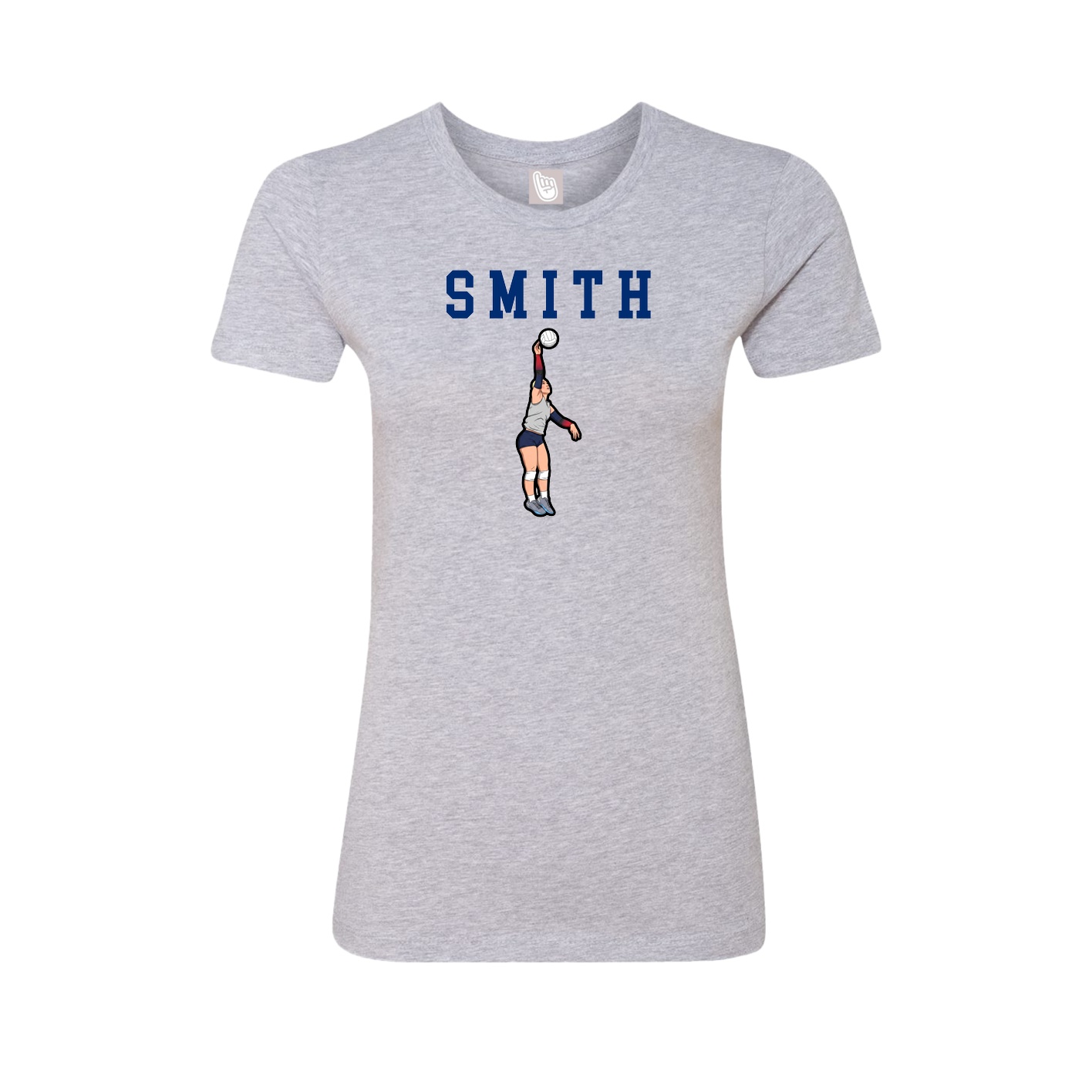 Fitted Women's Tee — Shirsey in Grey