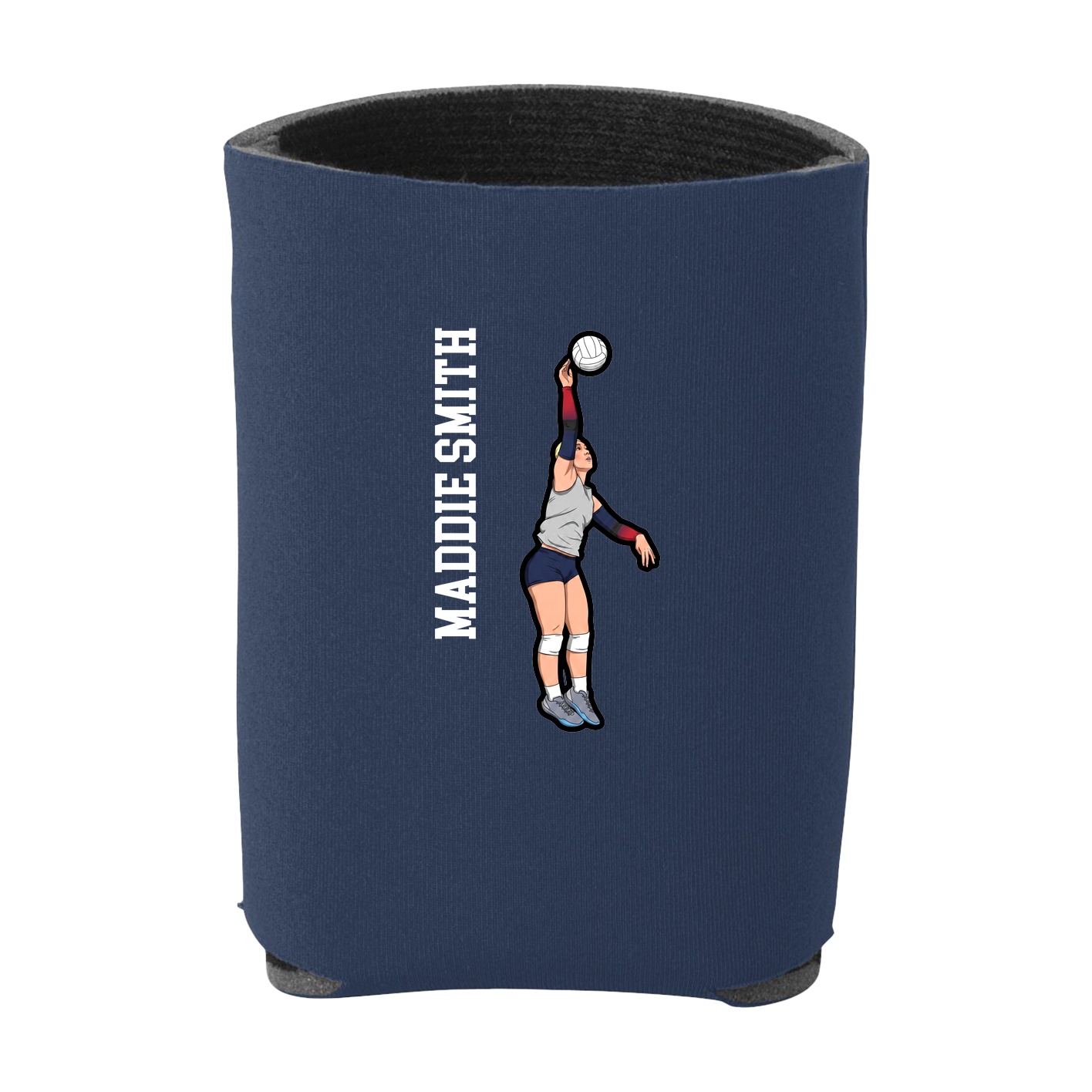 Can Holder — Name Vertical in Navy