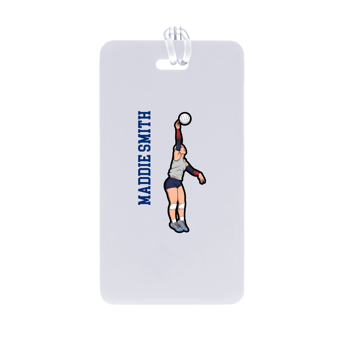 Bag Tag — Name Vertical in Classic
