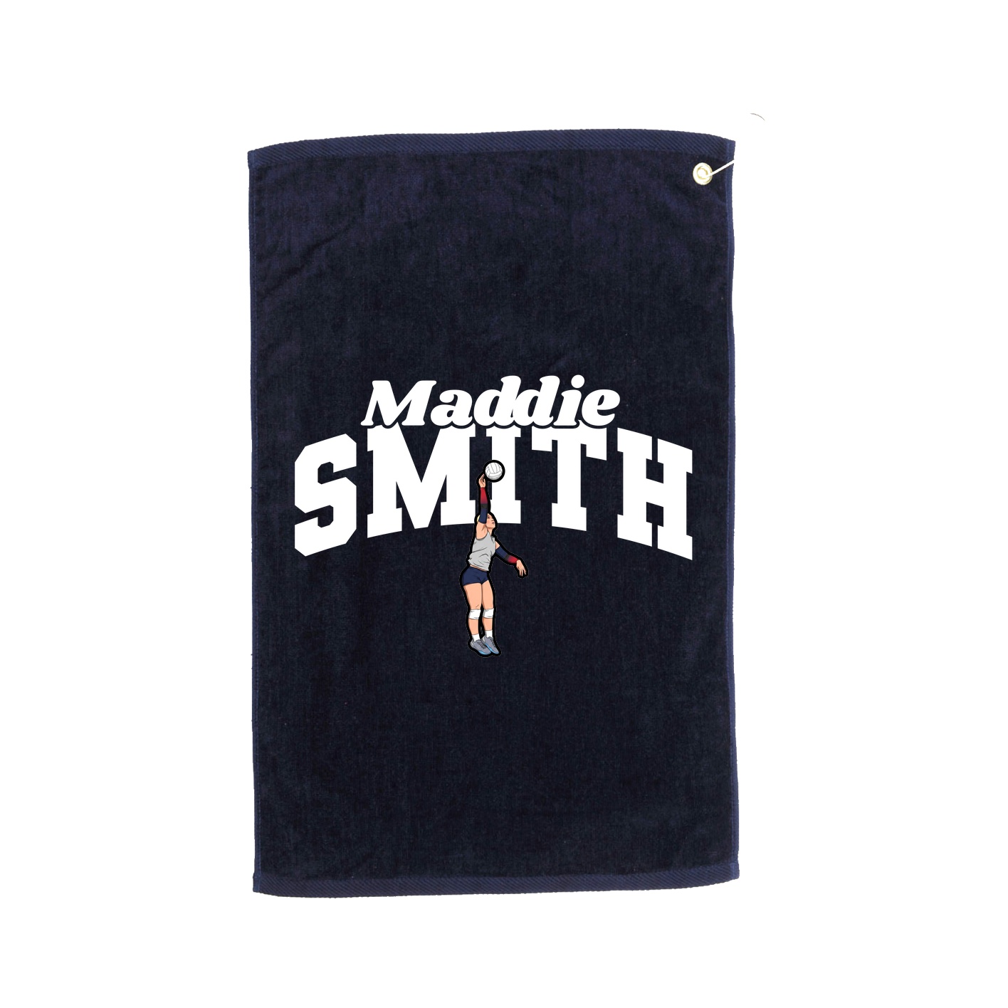 Golf Towel — Signature Arch in Navy