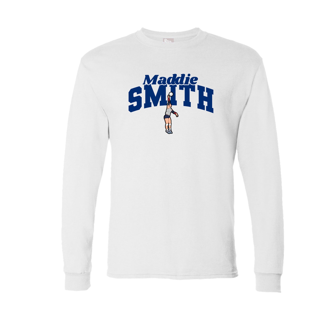 Long Sleeve Tee — Signature Arch in White