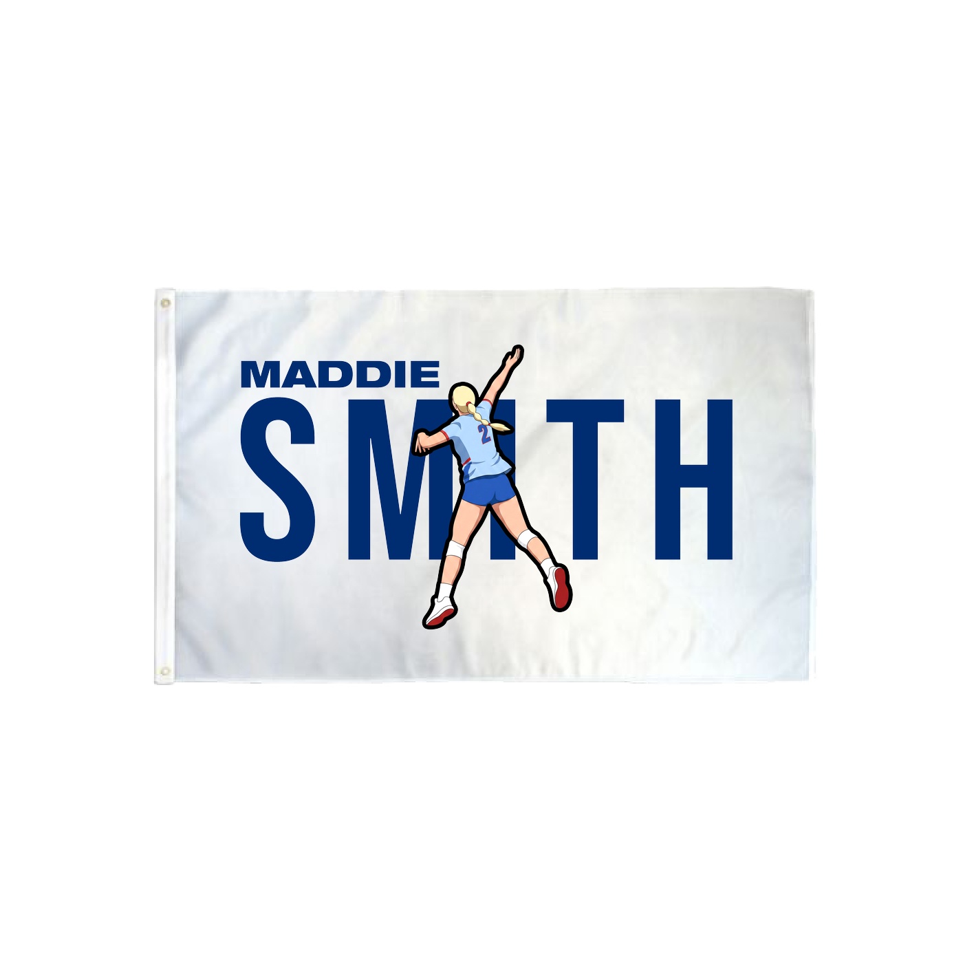 3x5 Flag — Player Name in Classic