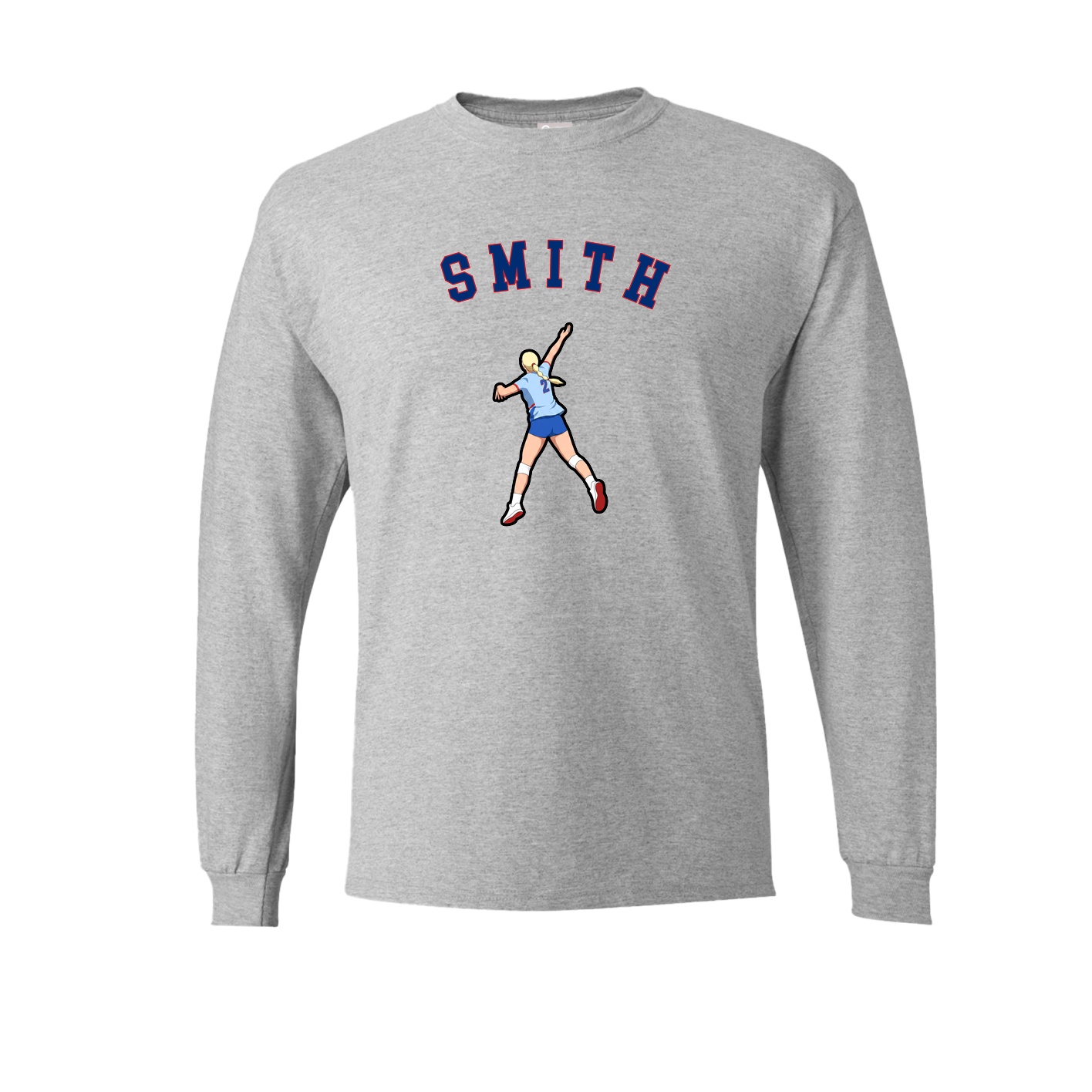 Long Sleeve Tee — Shirsey Arch in Grey