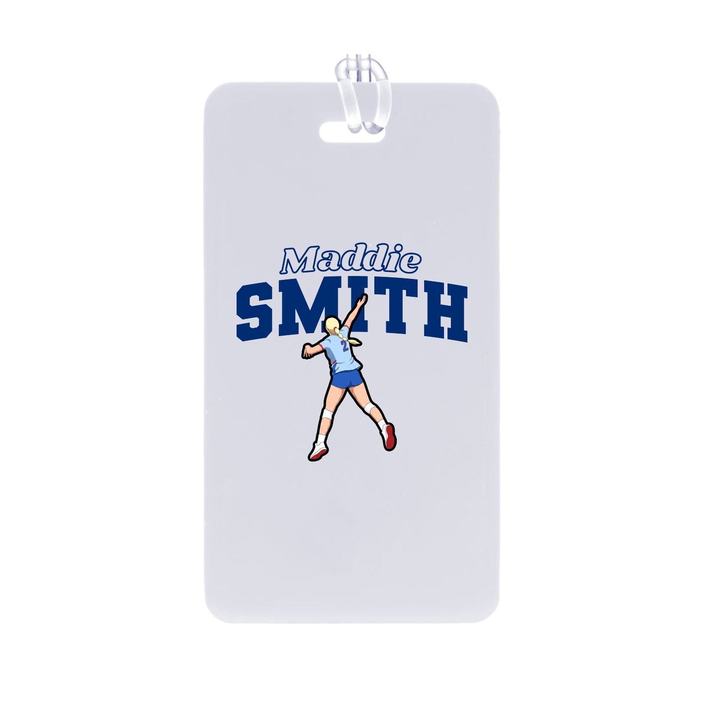 Bag Tag — Name Arch in Classic
