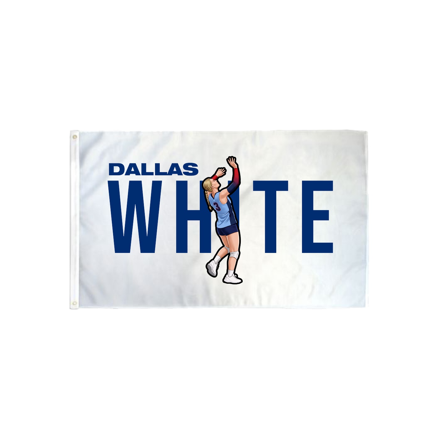 3x5 Flag — Player Name in Classic