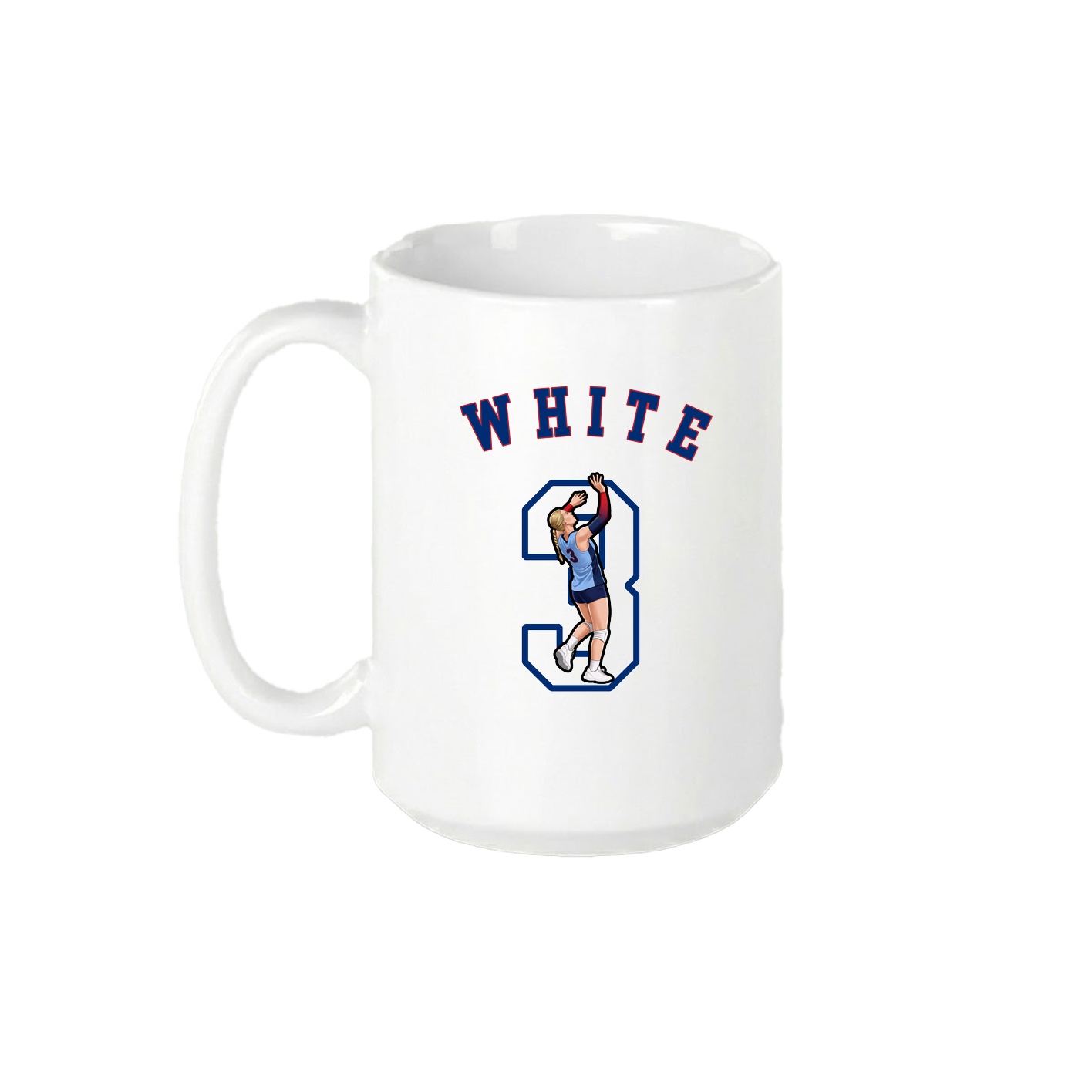15oz Coffee Mug — Shirsey Arch in White