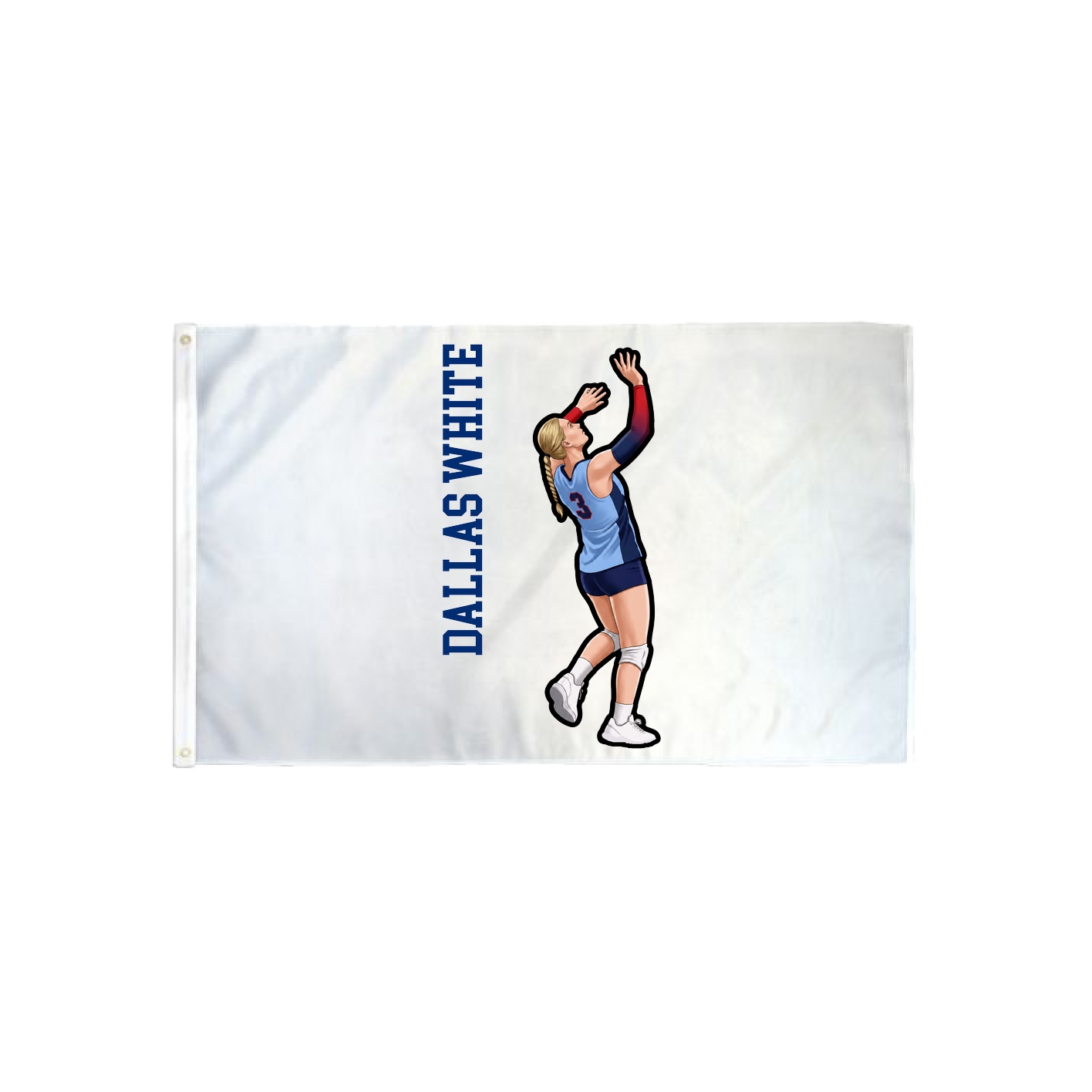 3x5 Flag — Name Vertical in Classic