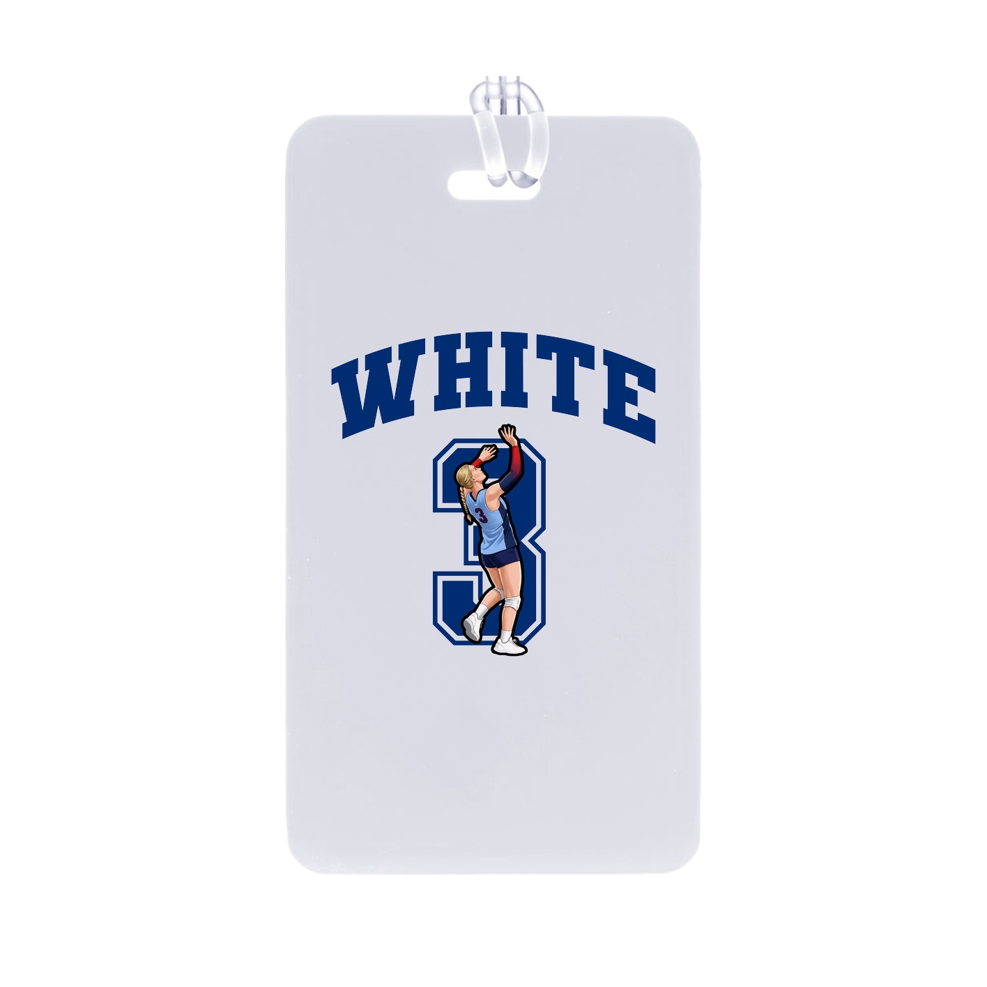 Bag Tag — Number in Classic