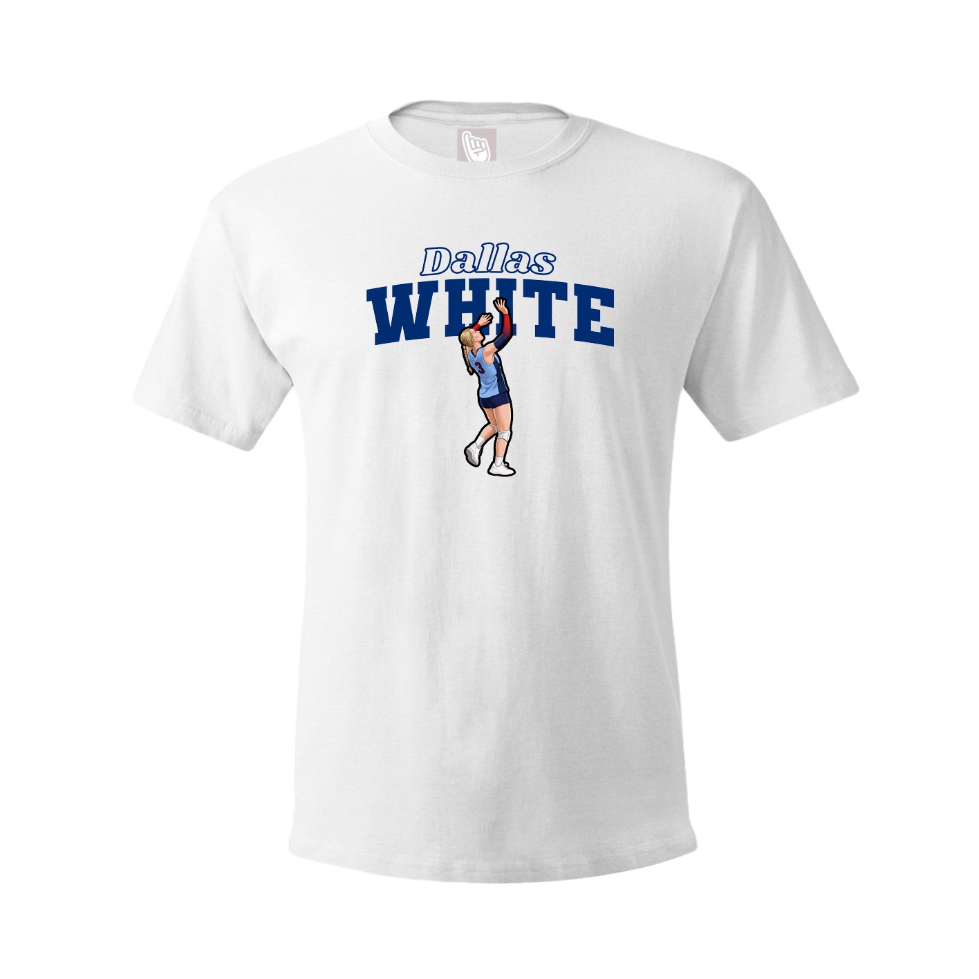 Tee — Name Arch in White