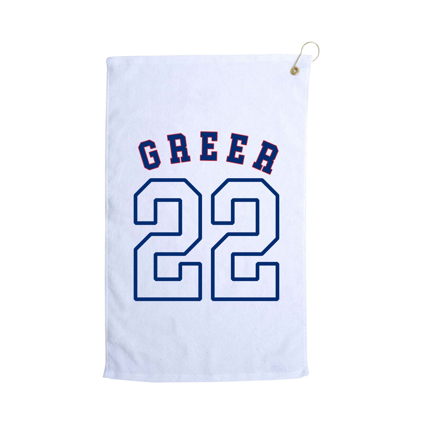 Golf Towel — Shirsey Arch in White