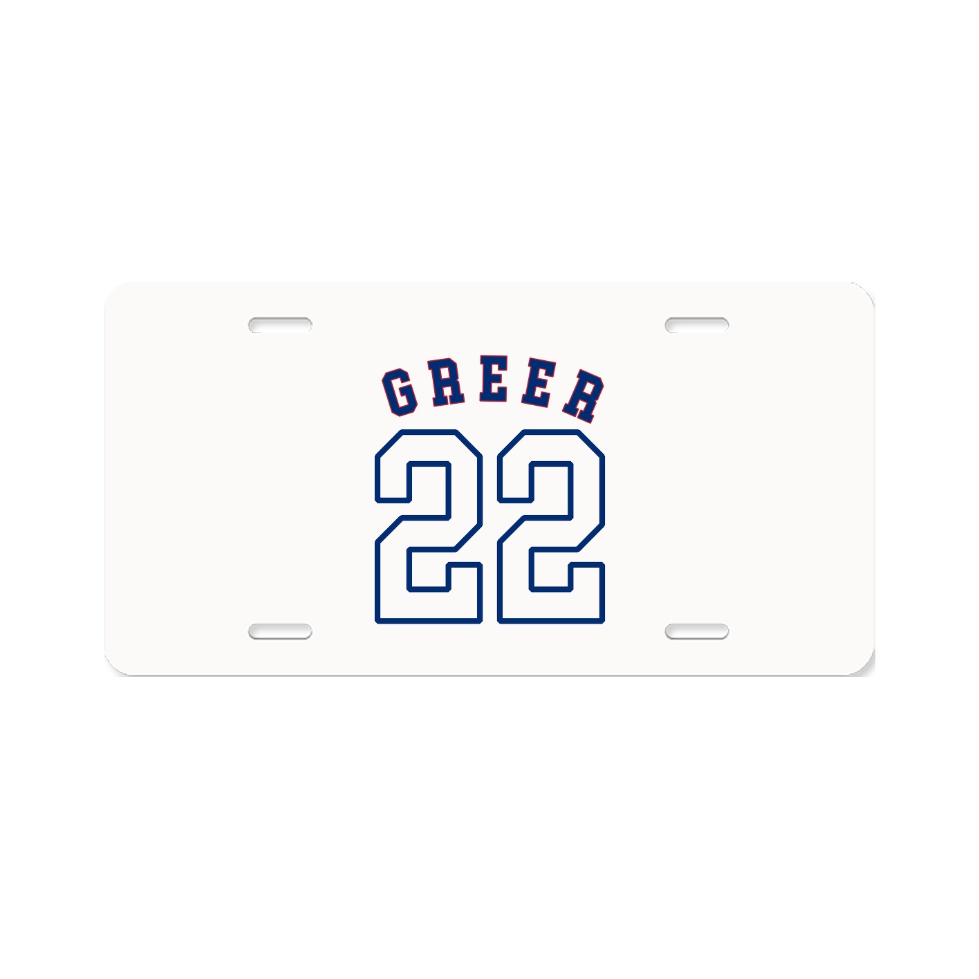 License Plate — Shirsey Arch in Classic
