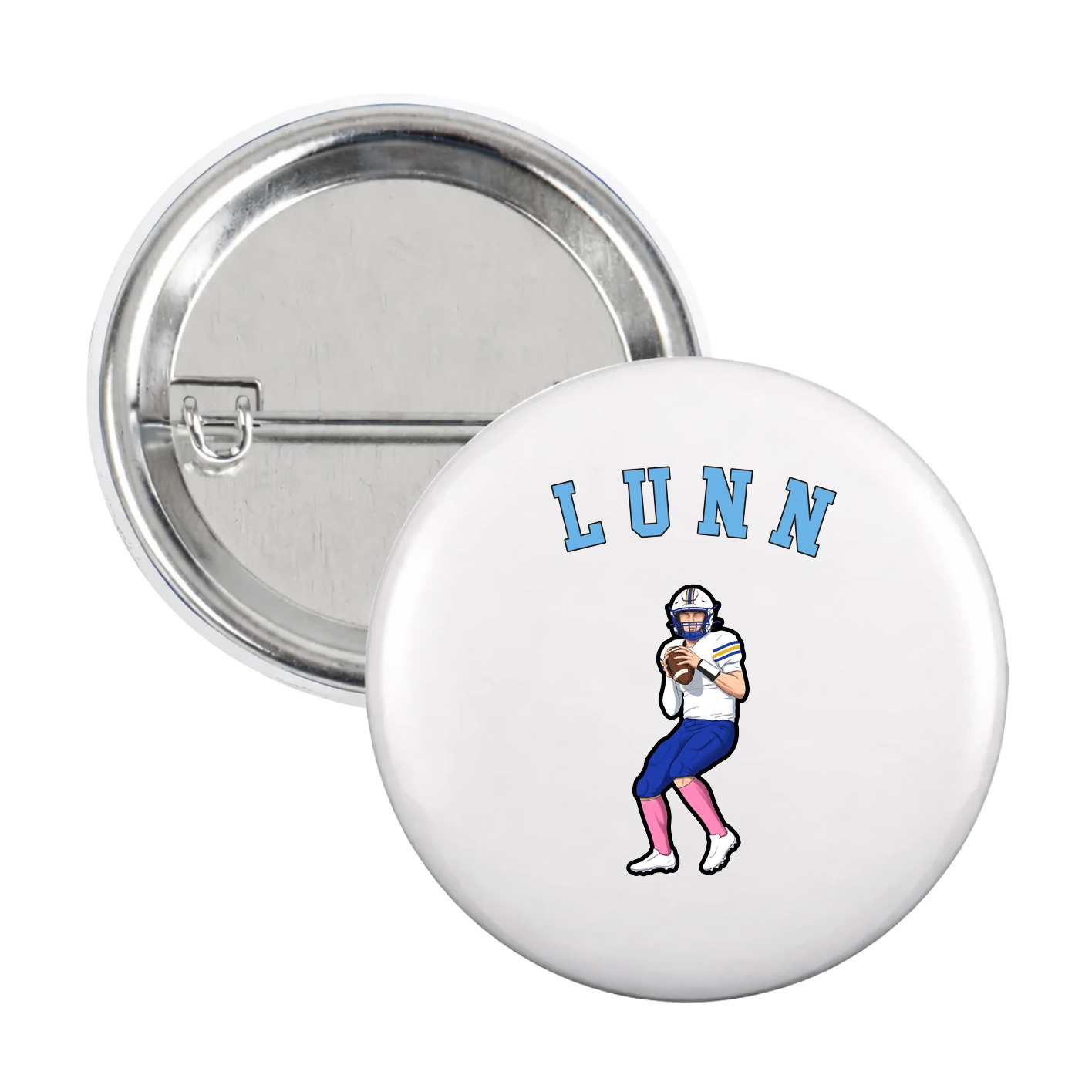 Game Day Button — Shirsey Arch in White