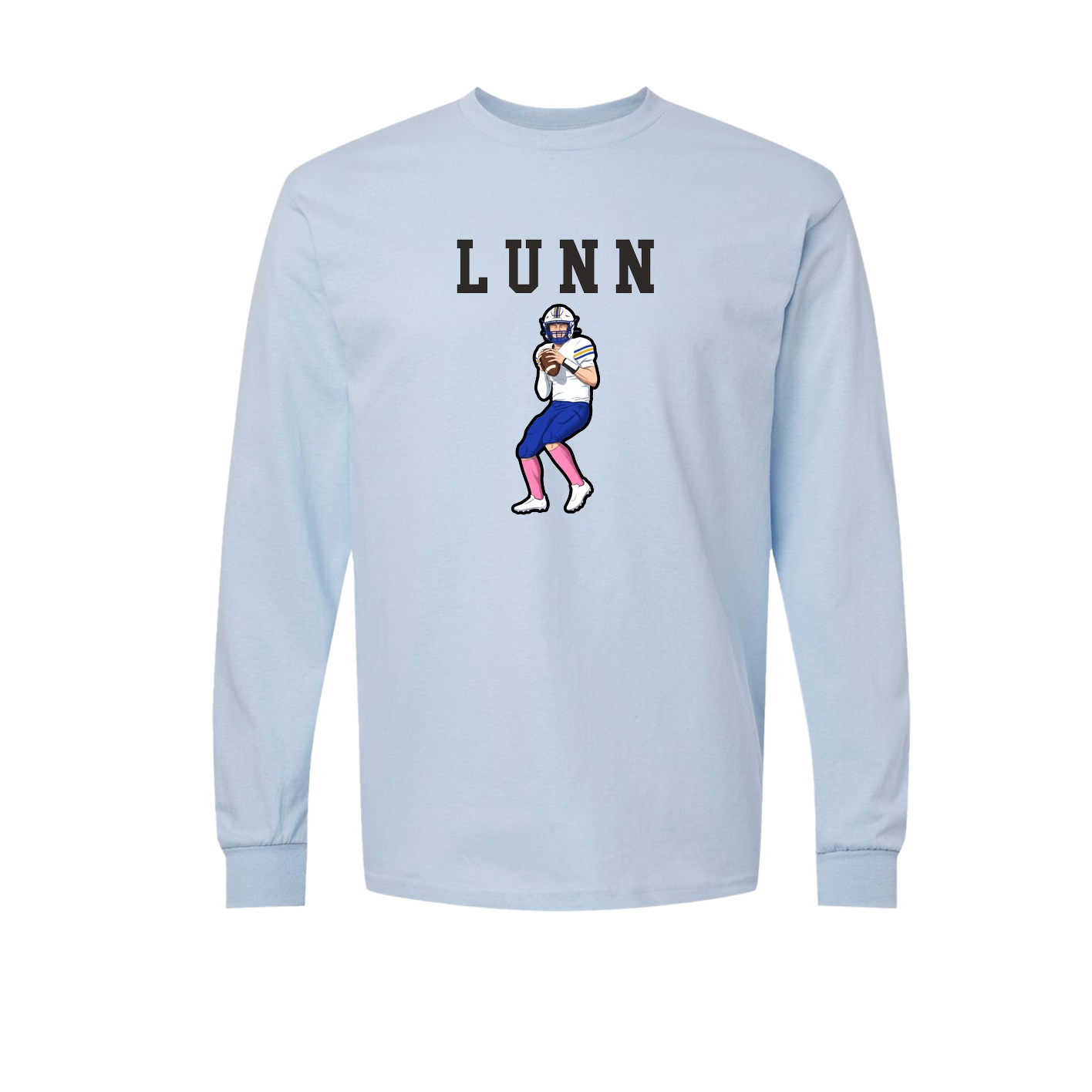 Long Sleeve Tee — Shirsey in Light Blue