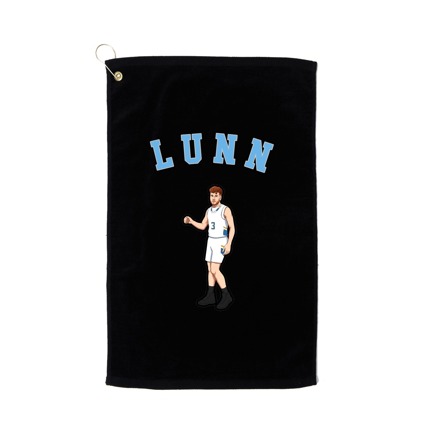 Golf Towel — Shirsey Arch in Black