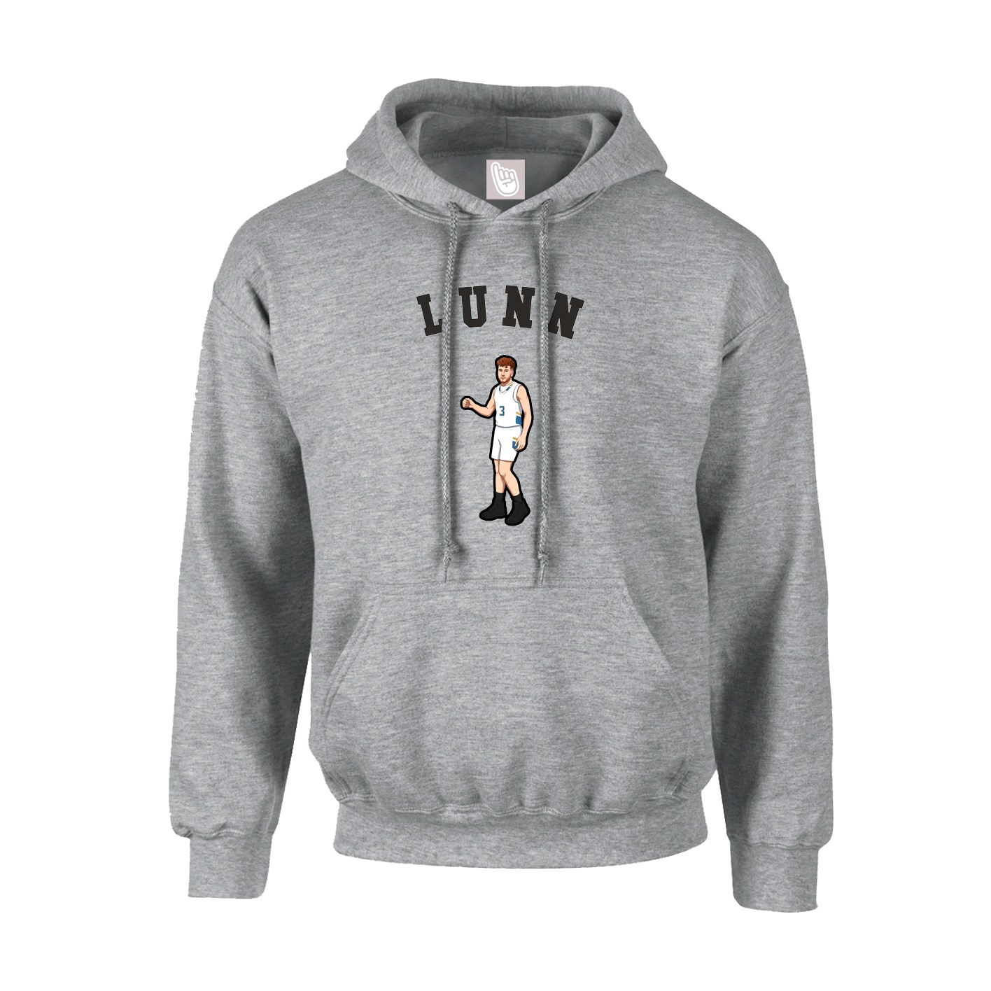 Youth Hoodie — Shirsey Arch in Grey