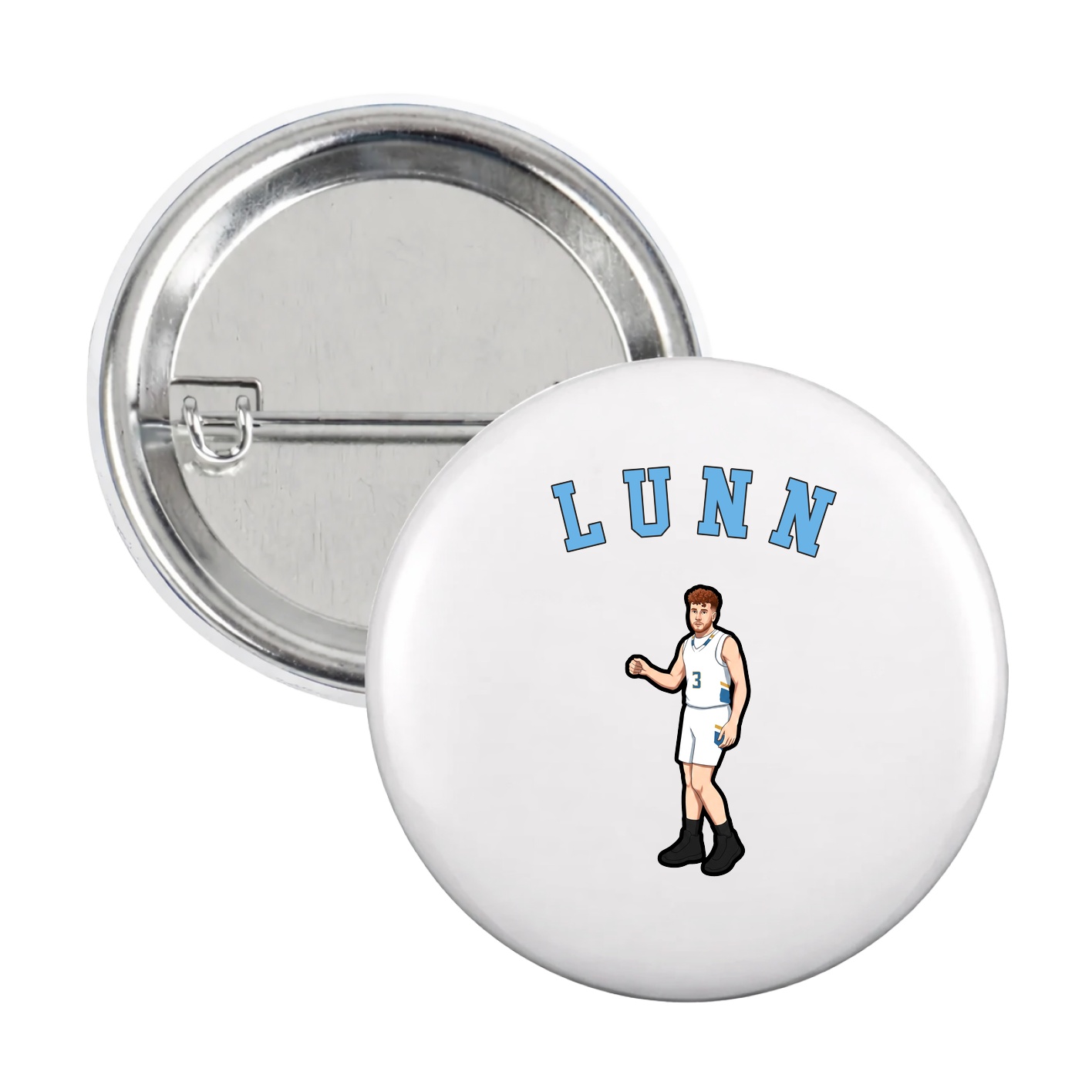 Game Day Button — Shirsey Arch in White
