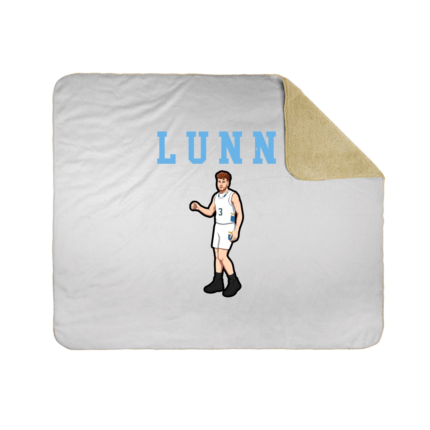 Throw Blanket — Shirsey in White