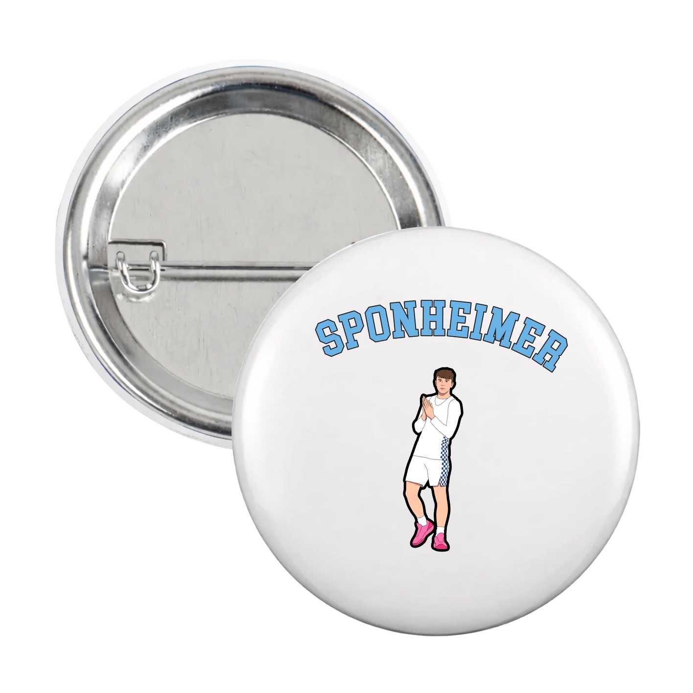 Game Day Button — Shirsey Arch in White