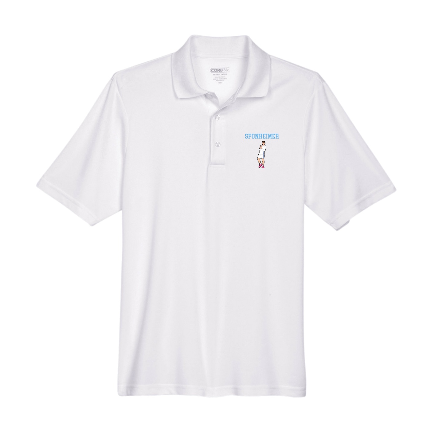 Performance Polo — Shirsey in White