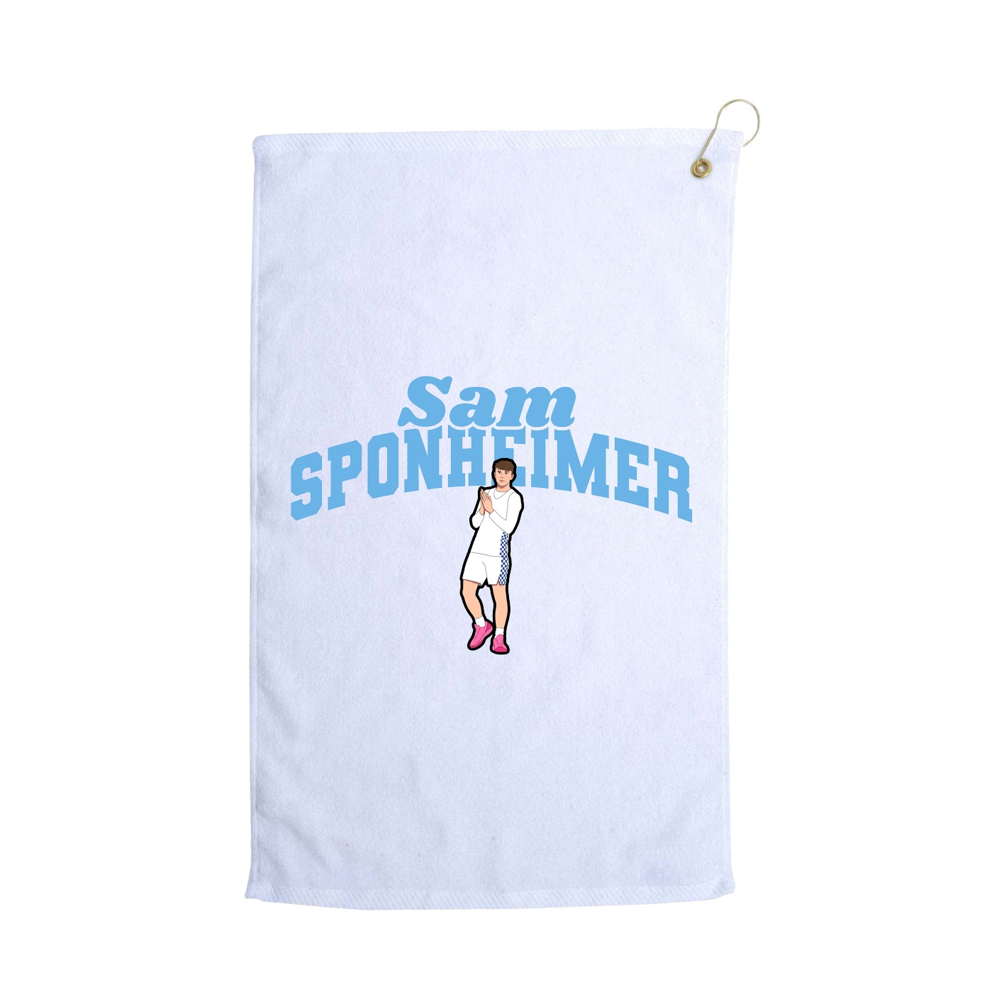 Golf Towel — Signature Arch in White