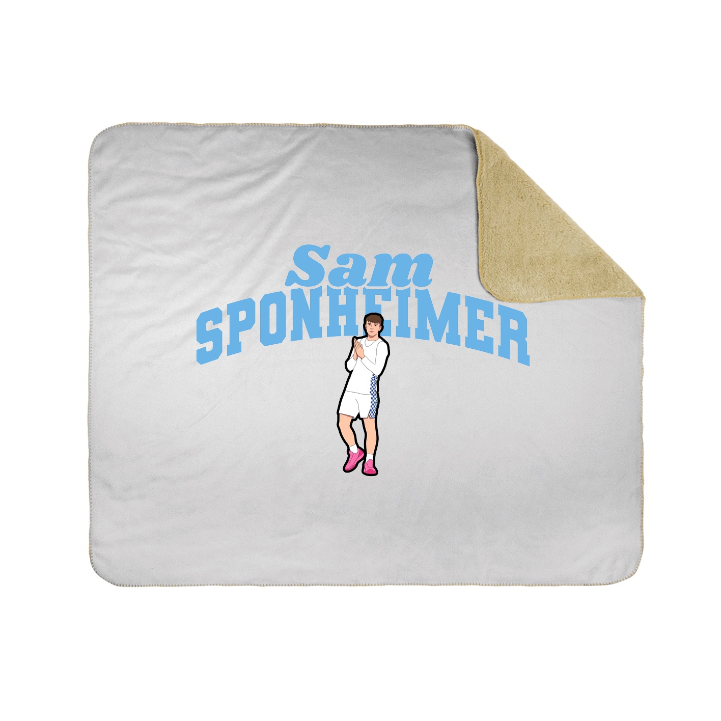Throw Blanket — Signature Arch in White