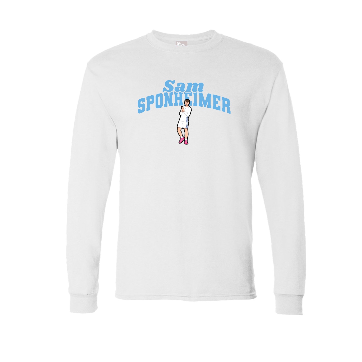 Long Sleeve Tee — Signature Arch in White