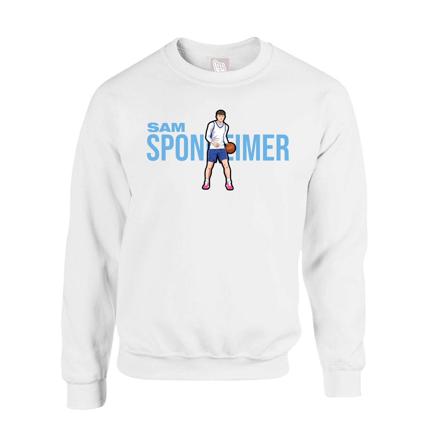 Fleece Crew — Player Name in White