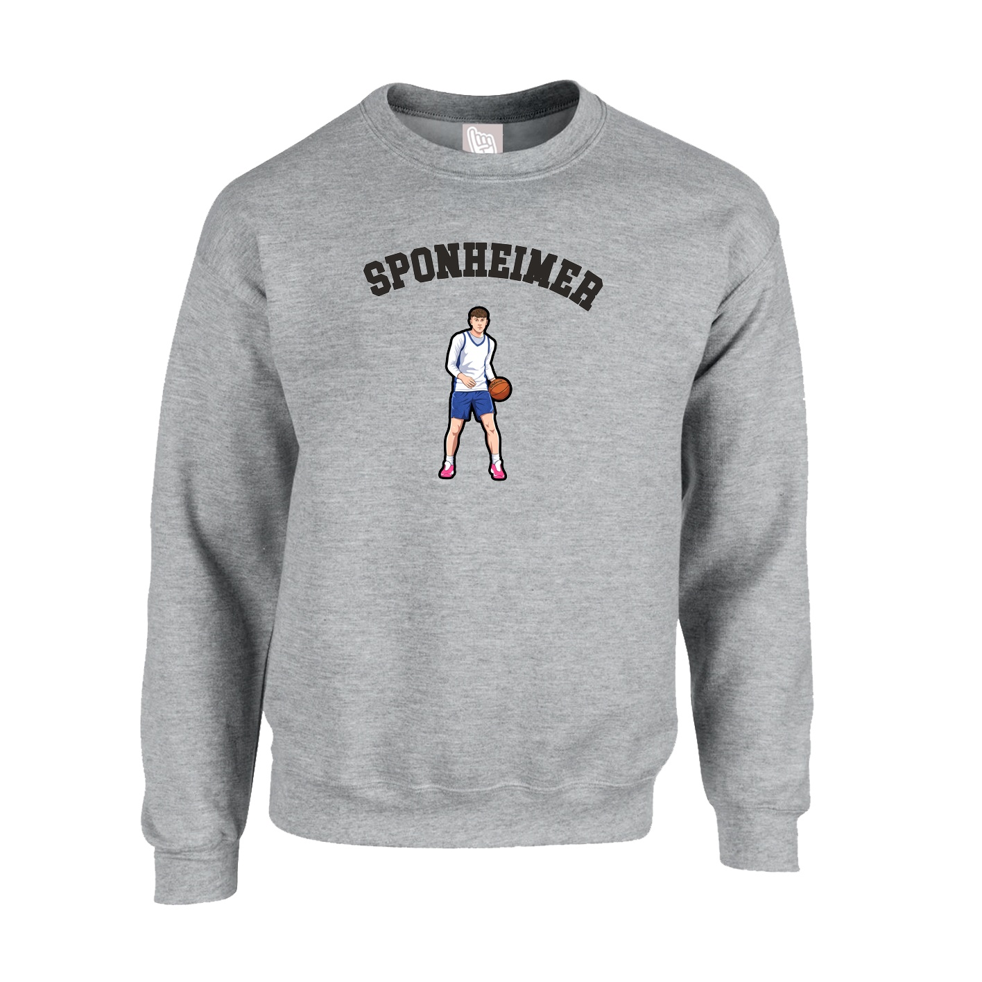 Fleece Crew — Shirsey Arch in Grey