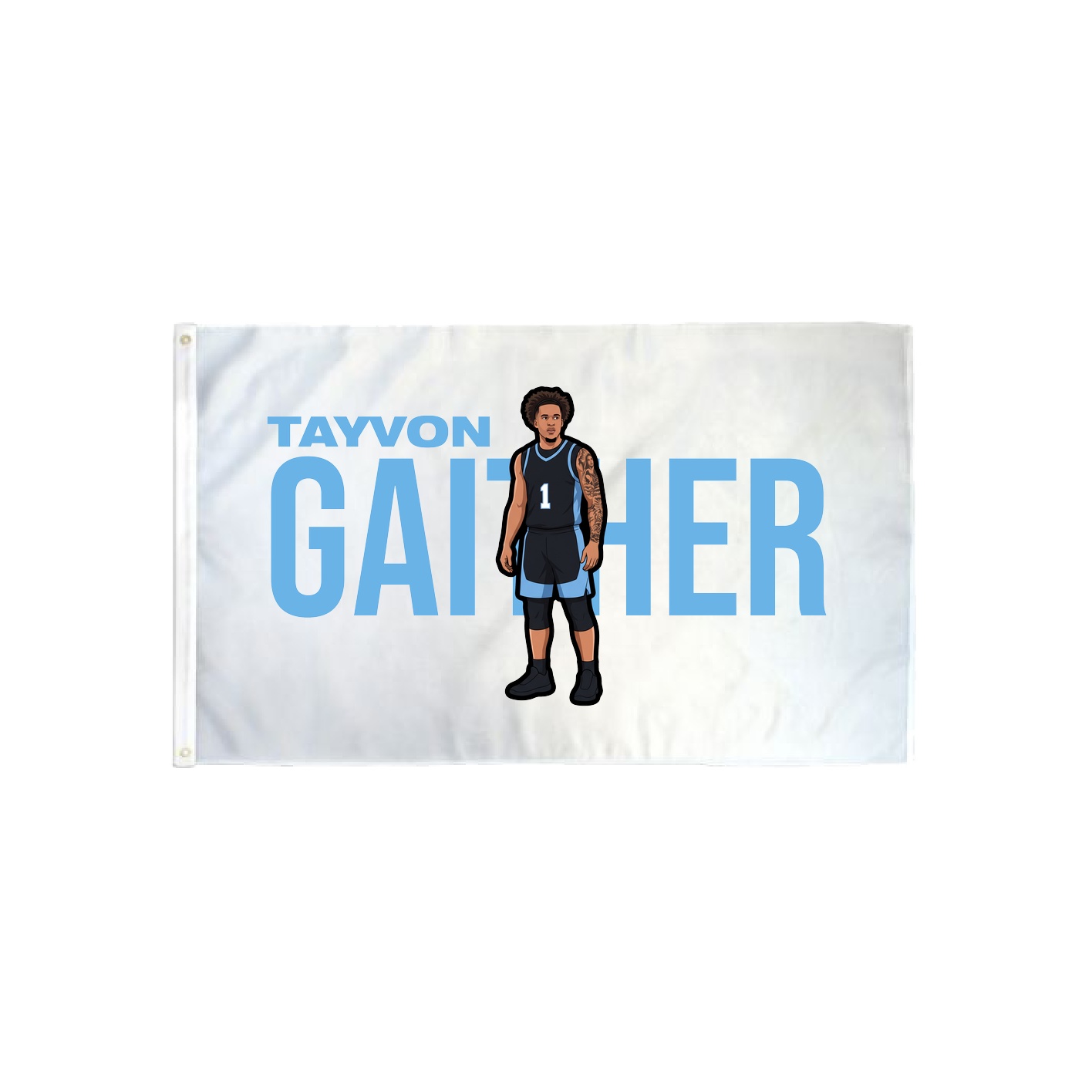 3x5 Flag — Player Name in Classic