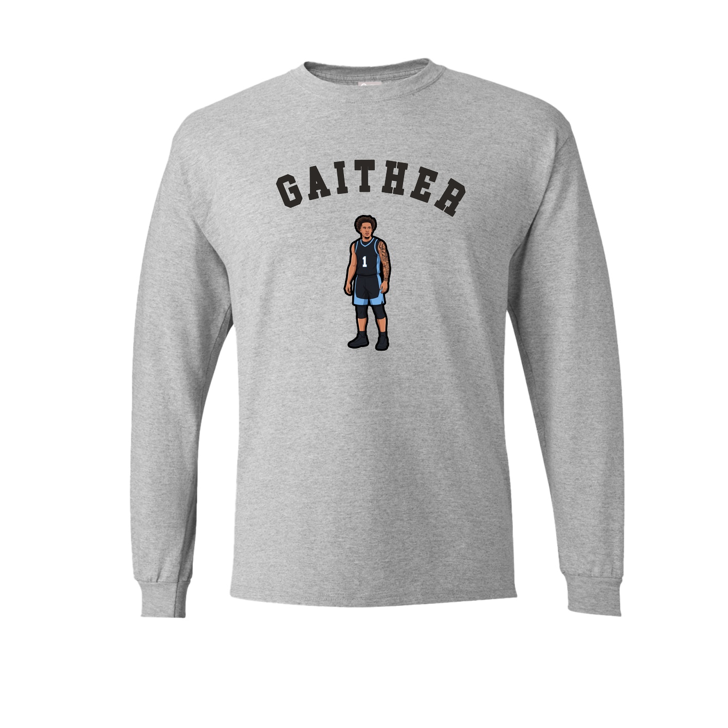 Long Sleeve Tee — Shirsey Arch in Grey