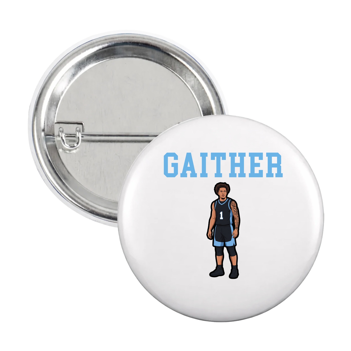 Game Day Button — Shirsey in White