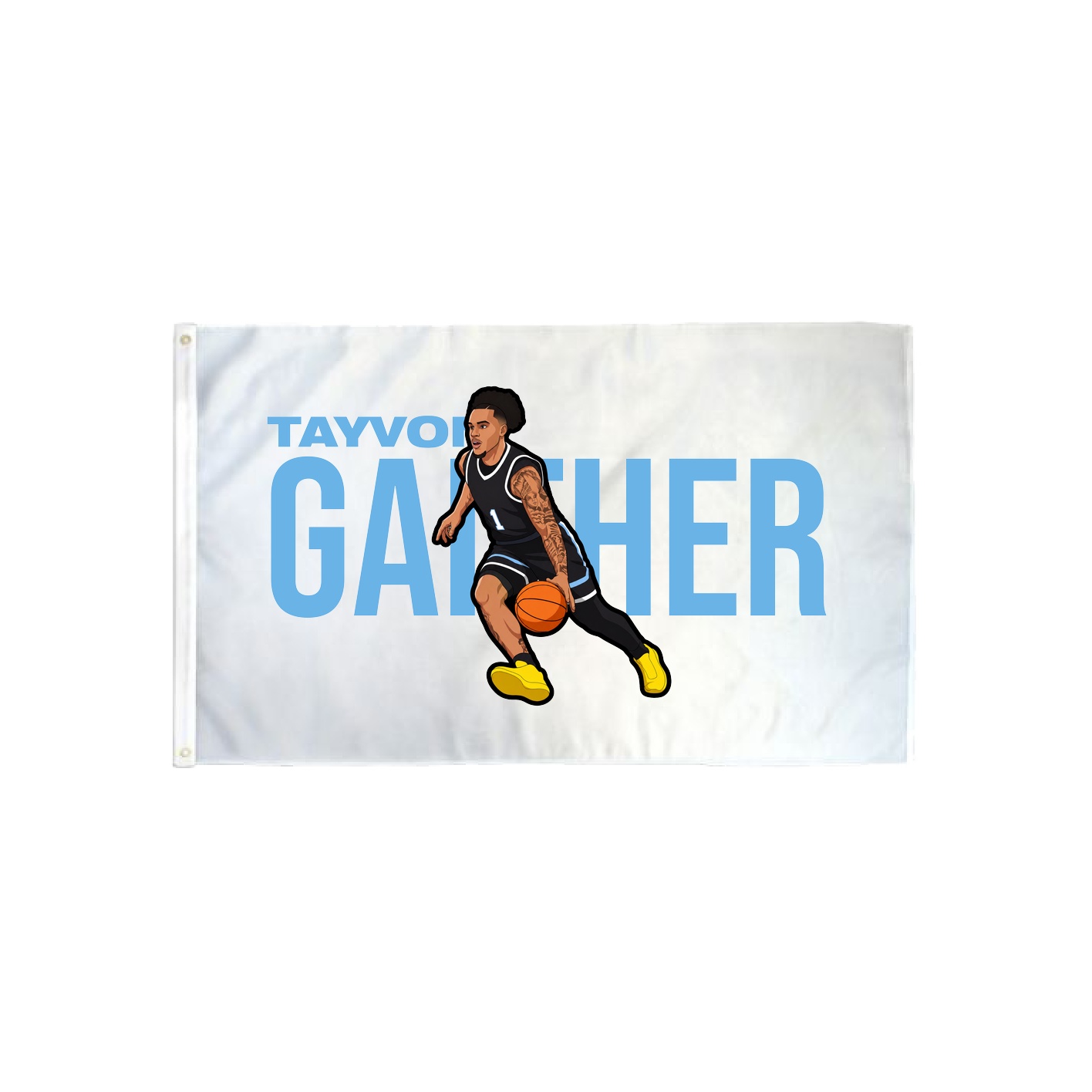 3x5 Flag — Player Name in Classic