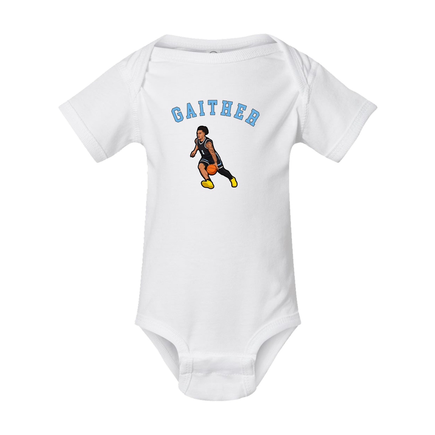 Baby Onesie — Shirsey Arch in White