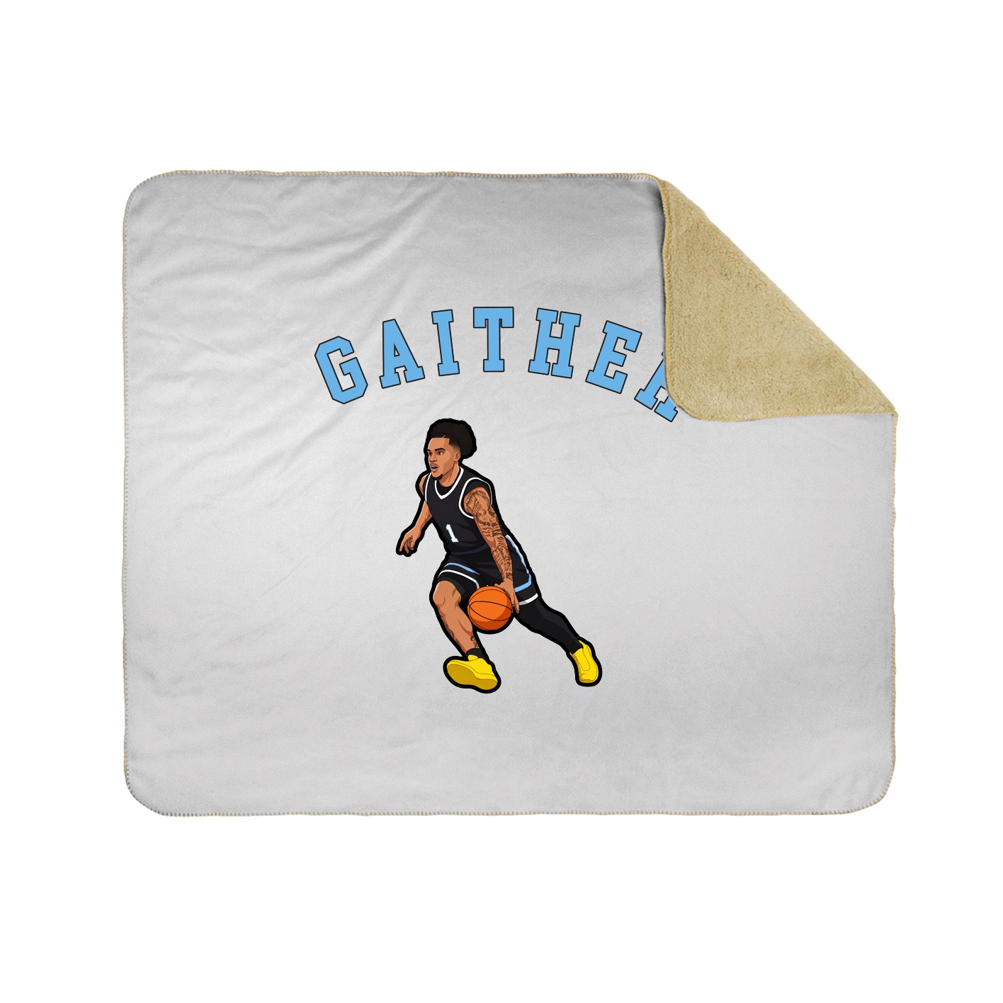 Throw Blanket — Shirsey Arch in White