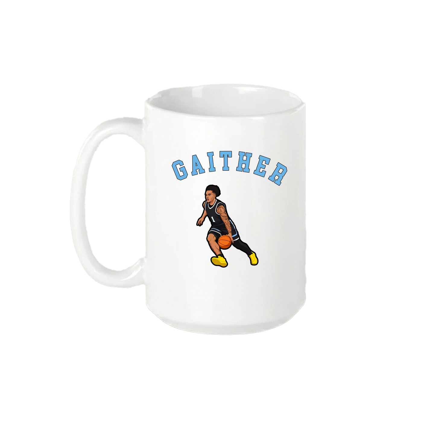 15oz Coffee Mug — Shirsey Arch in White